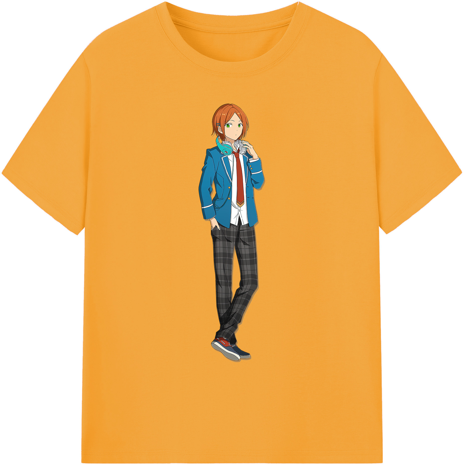 （画像用） あんさんぶるスターズ! Ensemble Stars 綿100％ メンズ半袖Tシャツ｜肌触りやわらか＆通気性
