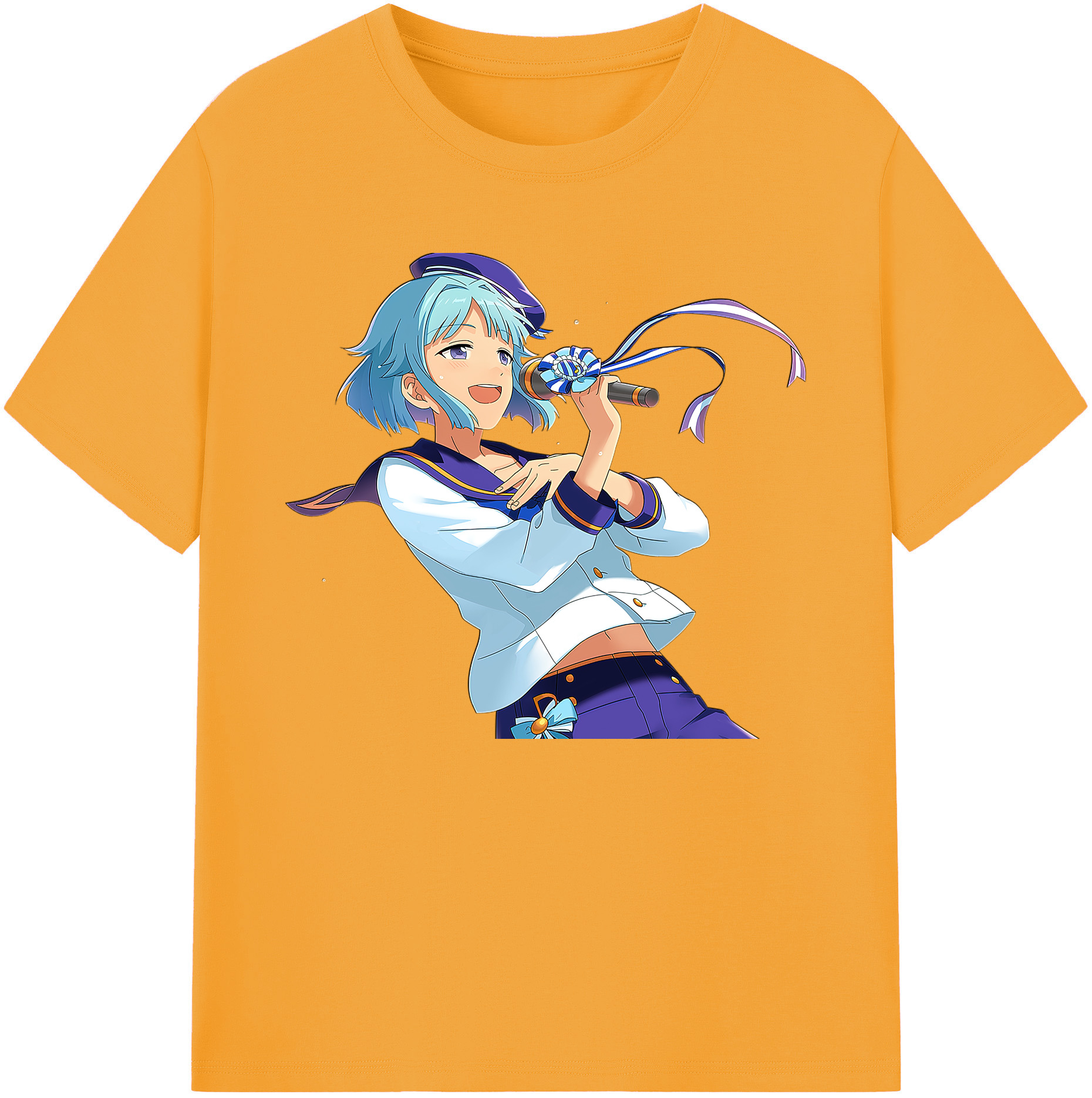 （画像用） あんさんぶるスターズ! Ensemble Stars 綿100％ メンズ半袖Tシャツ｜肌触りやわらか＆通気性