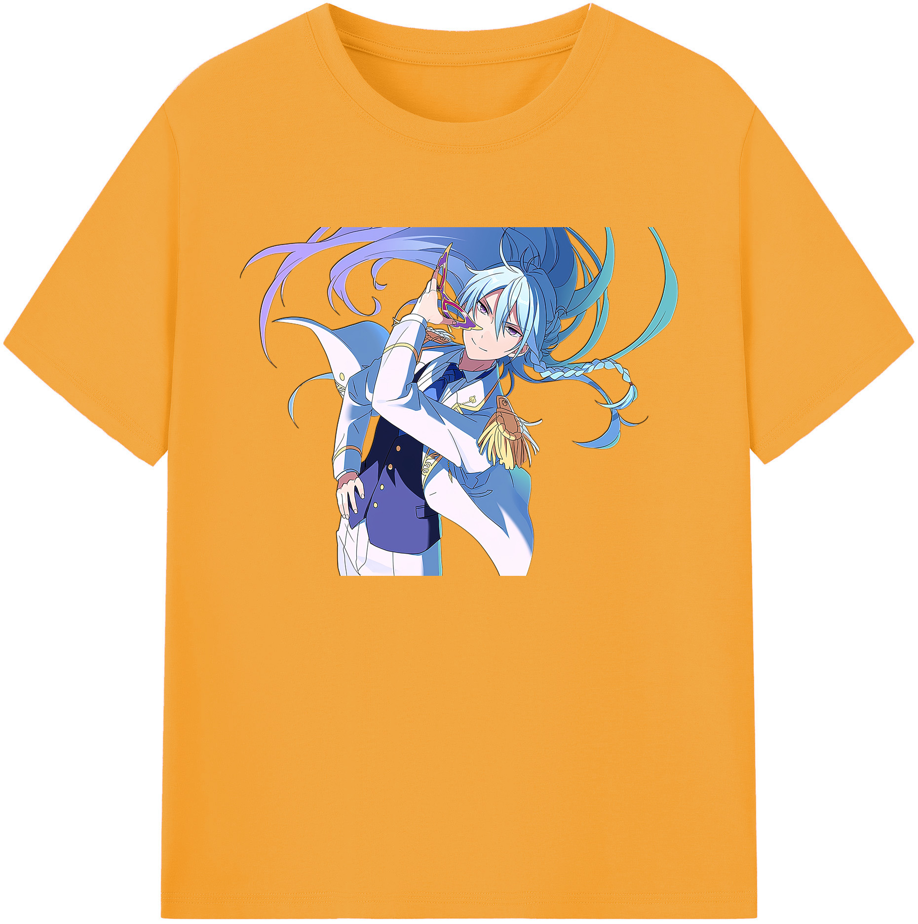 （画像用） あんさんぶるスターズ! Ensemble Stars 綿100％ メンズ半袖Tシャツ｜肌触りやわらか＆通気性