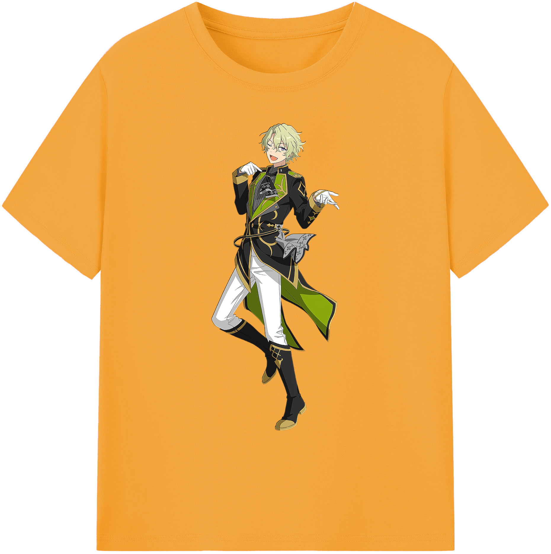 （画像用） あんさんぶるスターズ! Ensemble Stars 綿100％ メンズ半袖Tシャツ｜肌触りやわらか＆通気性