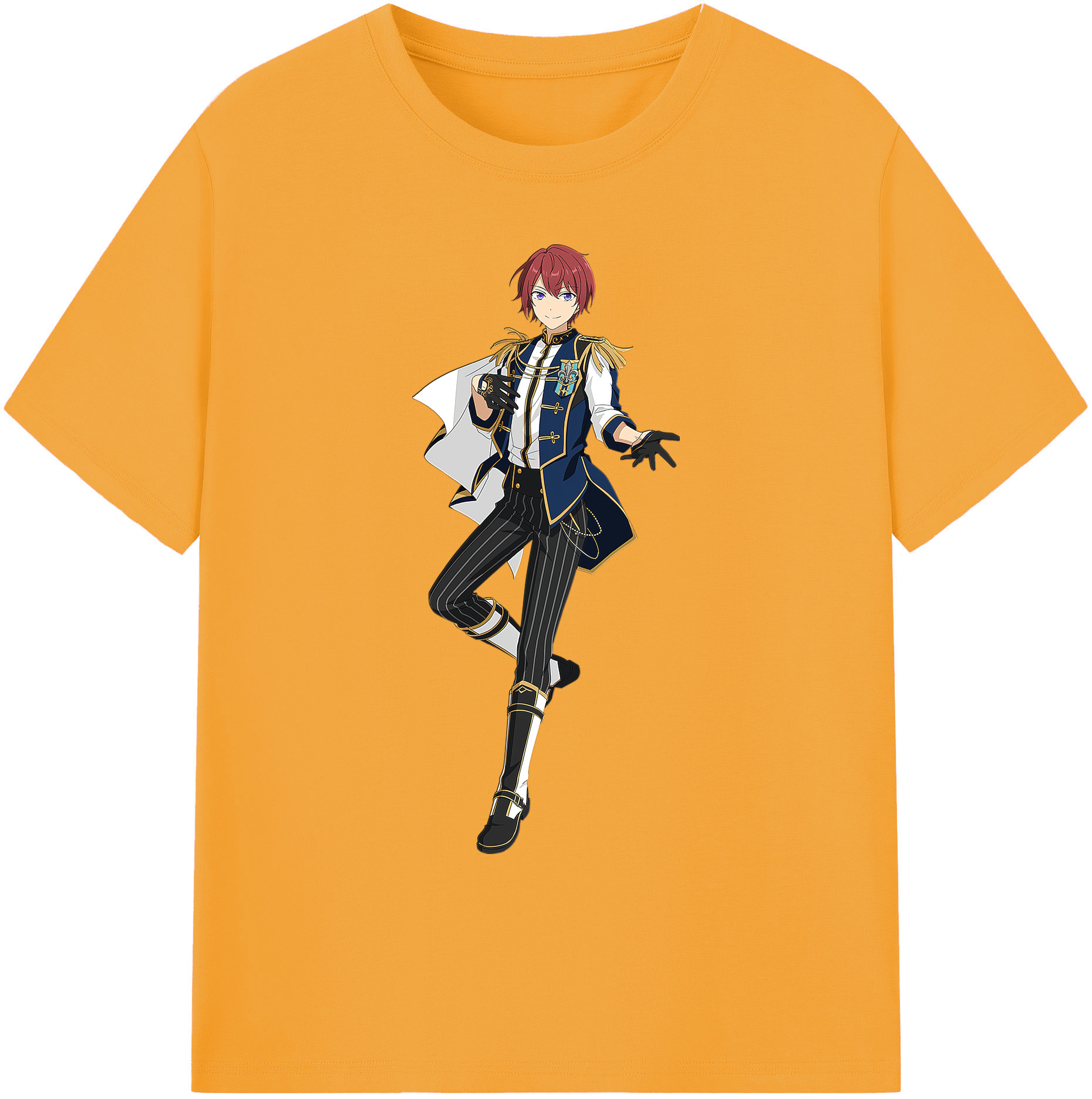 （画像用） あんさんぶるスターズ! Ensemble Stars 綿100％ メンズ半袖Tシャツ｜肌触りやわらか＆通気性
