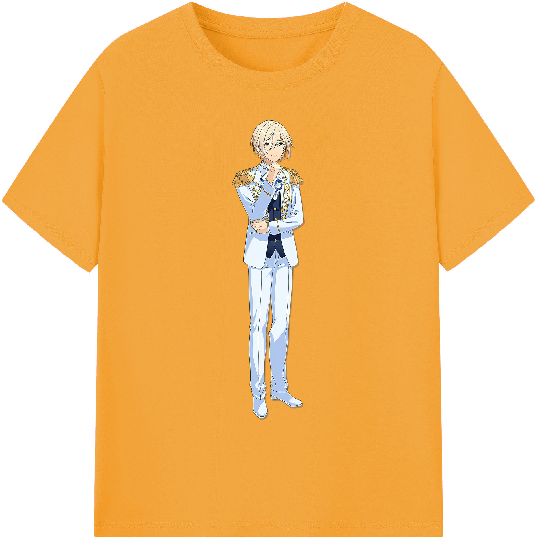 （画像用） あんさんぶるスターズ! Ensemble Stars 綿100％ メンズ半袖Tシャツ｜肌触りやわらか＆通気性