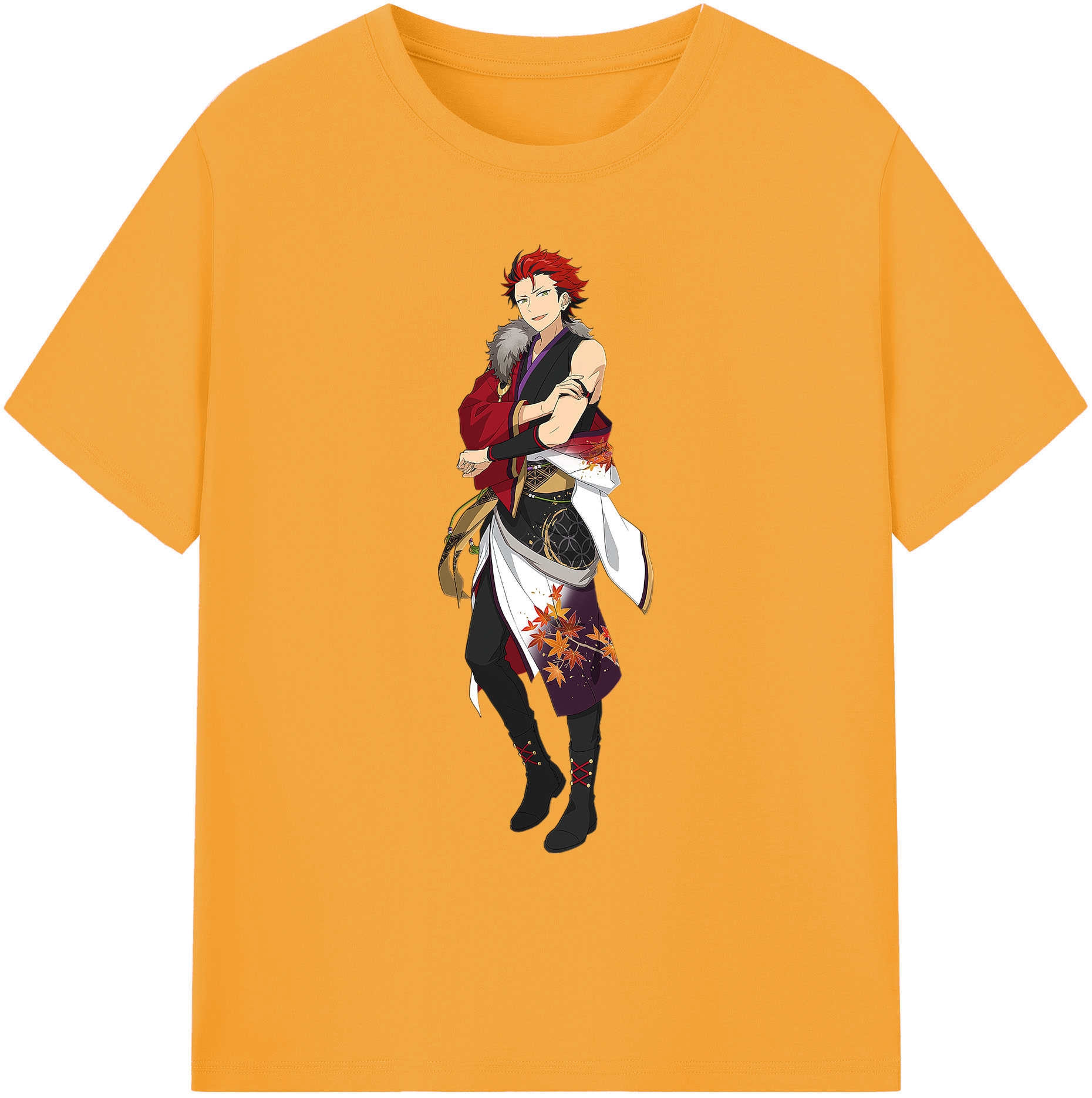 （画像用） あんさんぶるスターズ! Ensemble Stars 綿100％ メンズ半袖Tシャツ｜肌触りやわらか＆通気性
