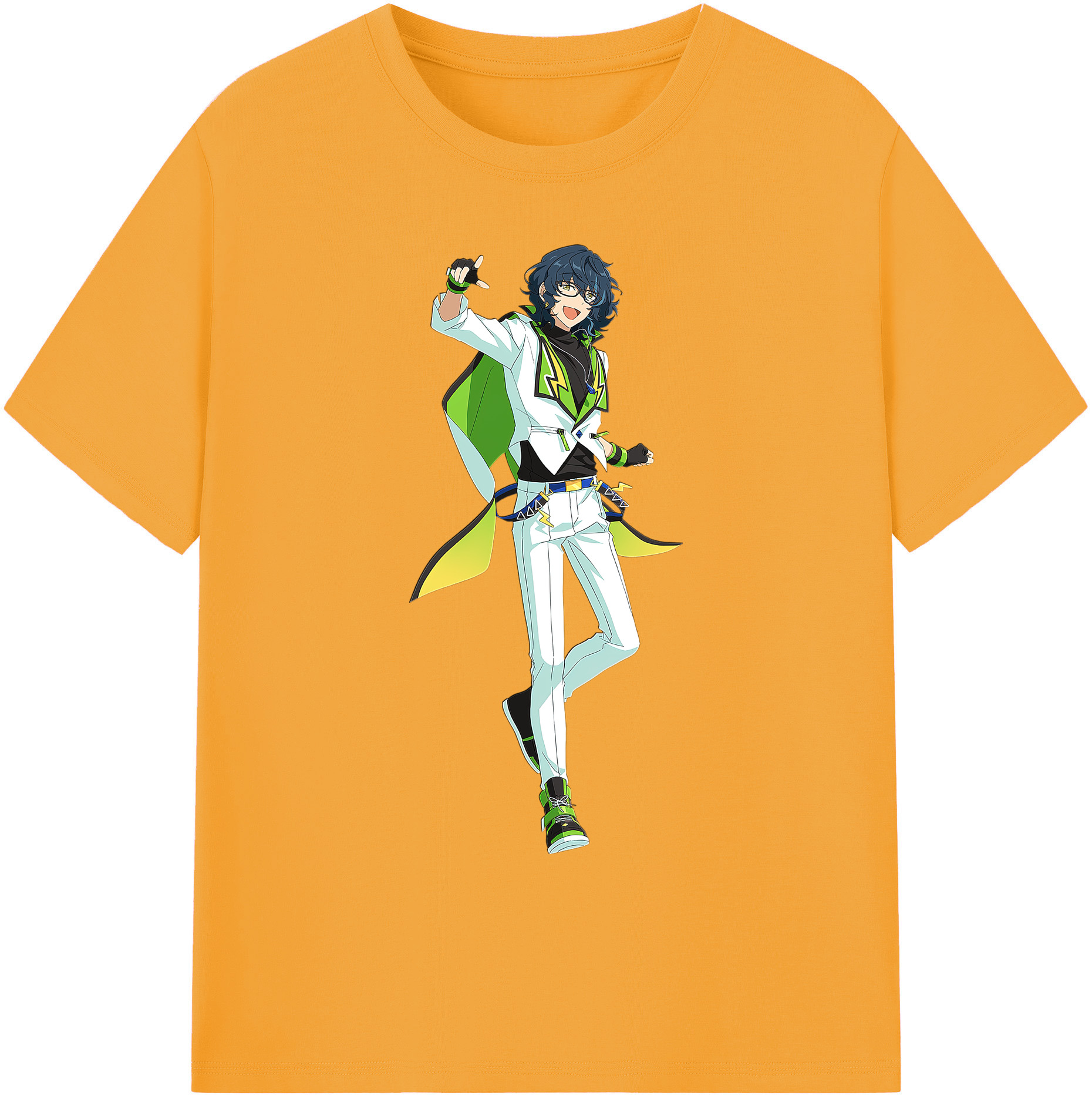 （画像用） あんさんぶるスターズ! Ensemble Stars 綿100％ メンズ半袖Tシャツ｜肌触りやわらか＆通気性