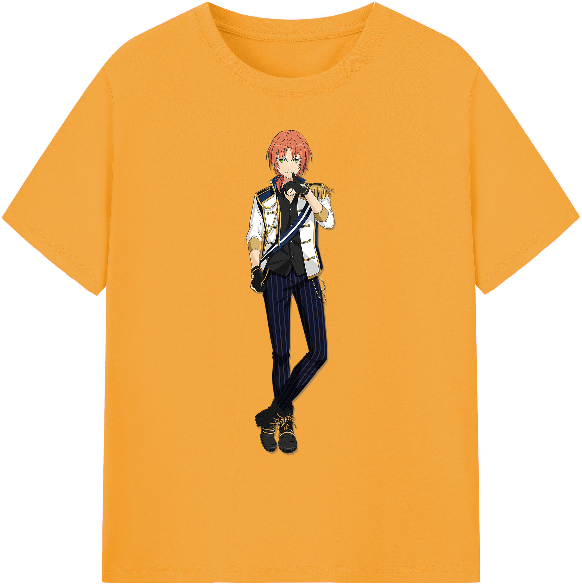 （画像用） あんさんぶるスターズ! Ensemble Stars 綿100％ メンズ半袖Tシャツ｜肌触りやわらか＆通気性