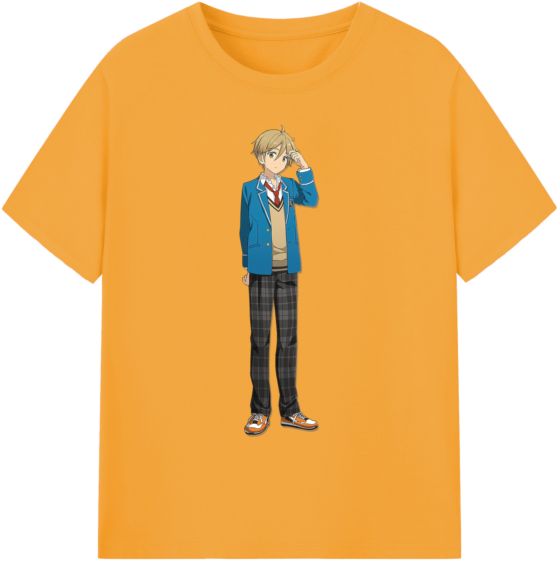 （画像用） あんさんぶるスターズ! Ensemble Stars 綿100％ メンズ半袖Tシャツ｜肌触りやわらか＆通気性