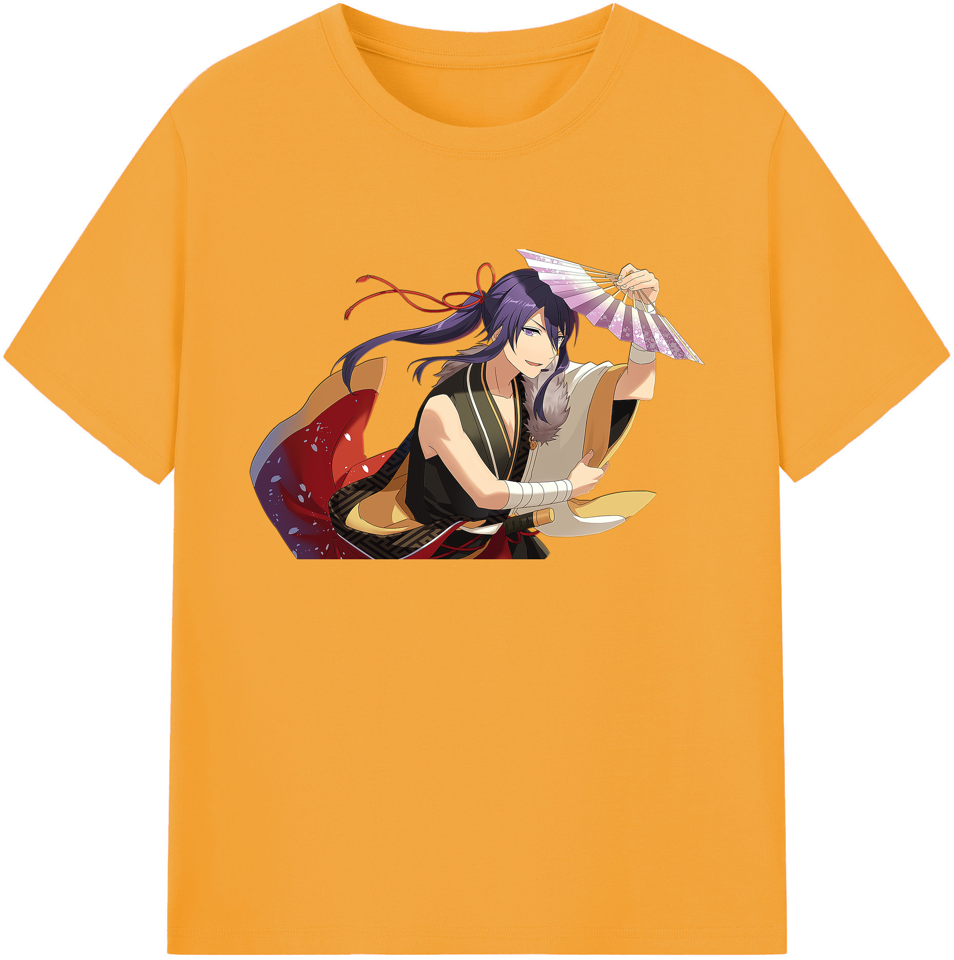 （画像用） あんさんぶるスターズ! Ensemble Stars 綿100％ メンズ半袖Tシャツ｜肌触りやわらか＆通気性