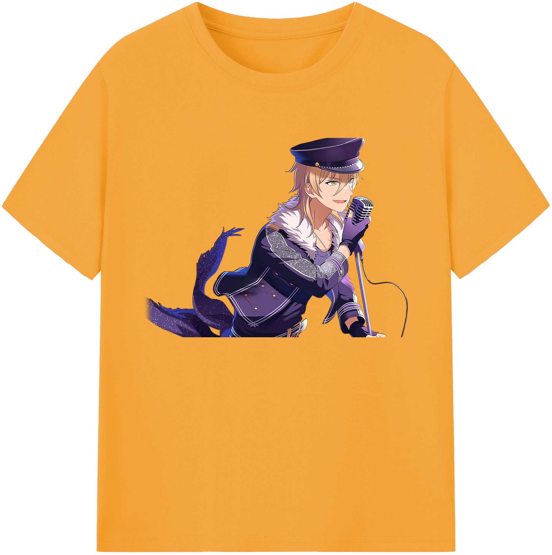 （画像用） あんさんぶるスターズ! Ensemble Stars 綿100％ メンズ半袖Tシャツ｜肌触りやわらか＆通気性