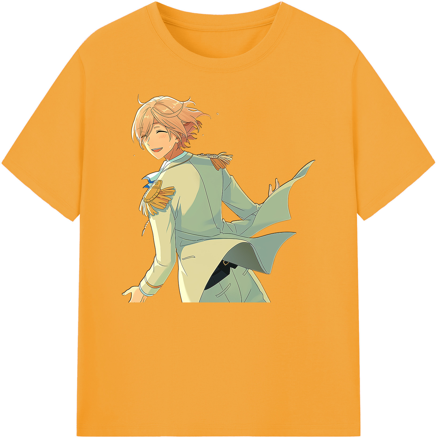 （画像用） あんさんぶるスターズ! Ensemble Stars 綿100％ メンズ半袖Tシャツ｜肌触りやわらか＆通気性