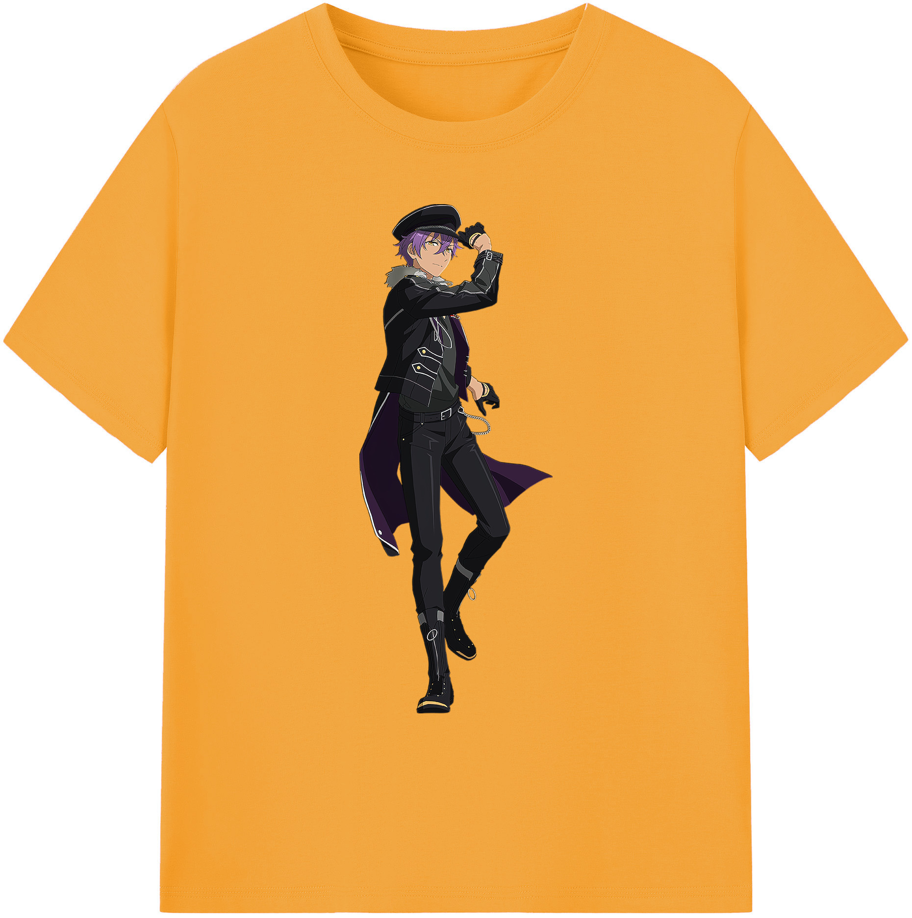 （画像用） あんさんぶるスターズ! Ensemble Stars 綿100％ メンズ半袖Tシャツ｜肌触りやわらか＆通気性