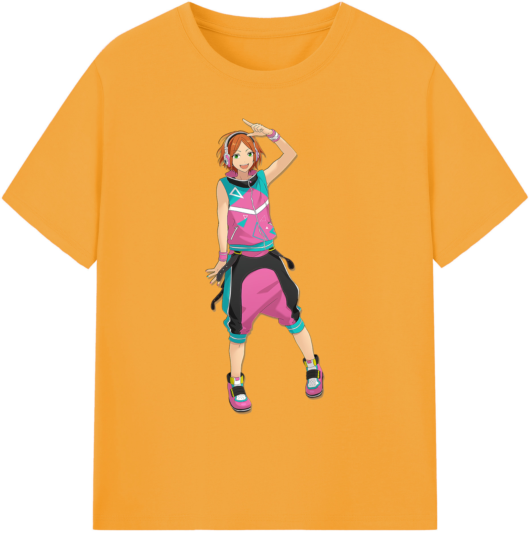 （画像用） あんさんぶるスターズ! Ensemble Stars 綿100％ メンズ半袖Tシャツ｜肌触りやわらか＆通気性