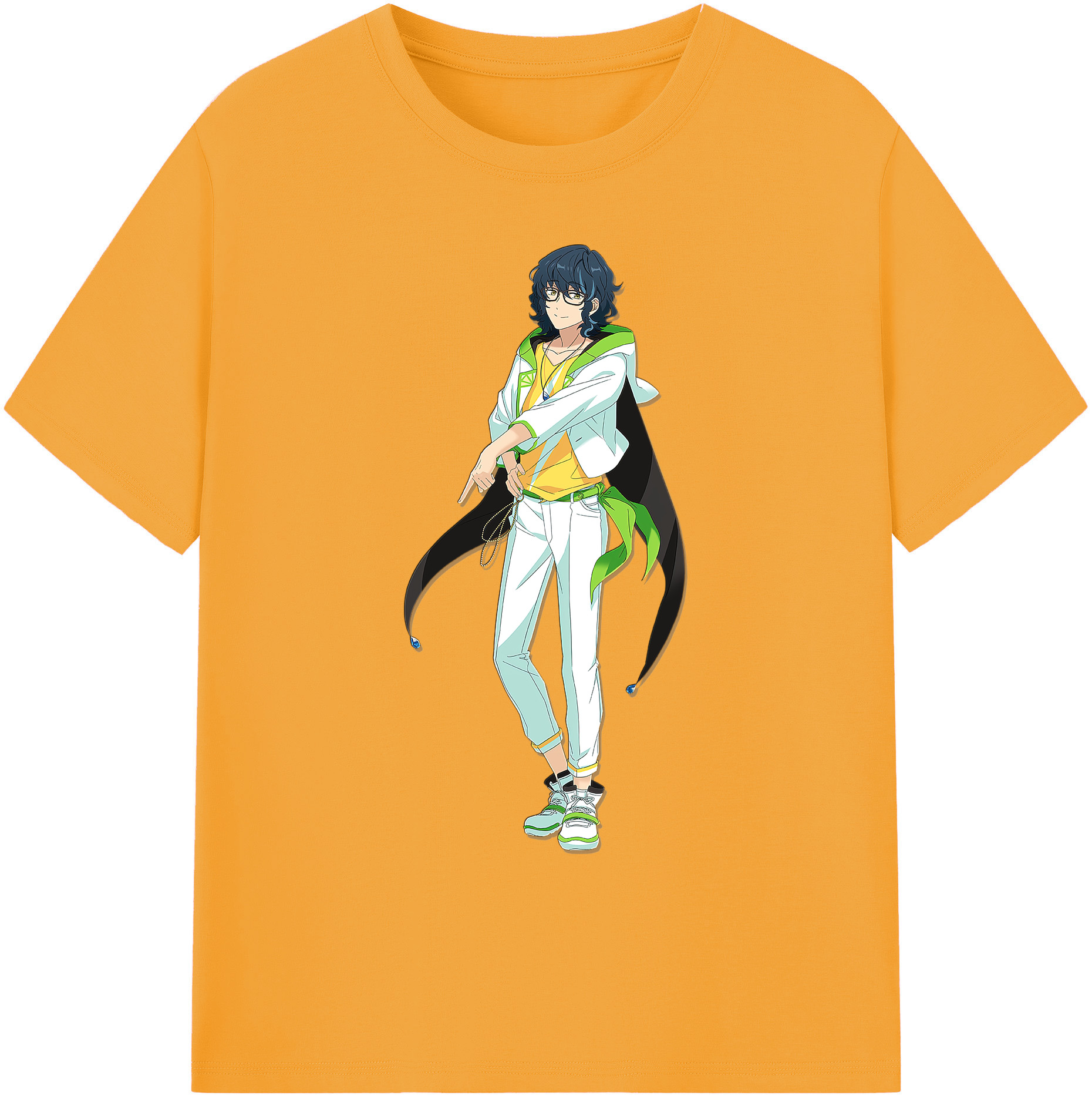 （画像用） あんさんぶるスターズ! Ensemble Stars 綿100％ メンズ半袖Tシャツ｜肌触りやわらか＆通気性