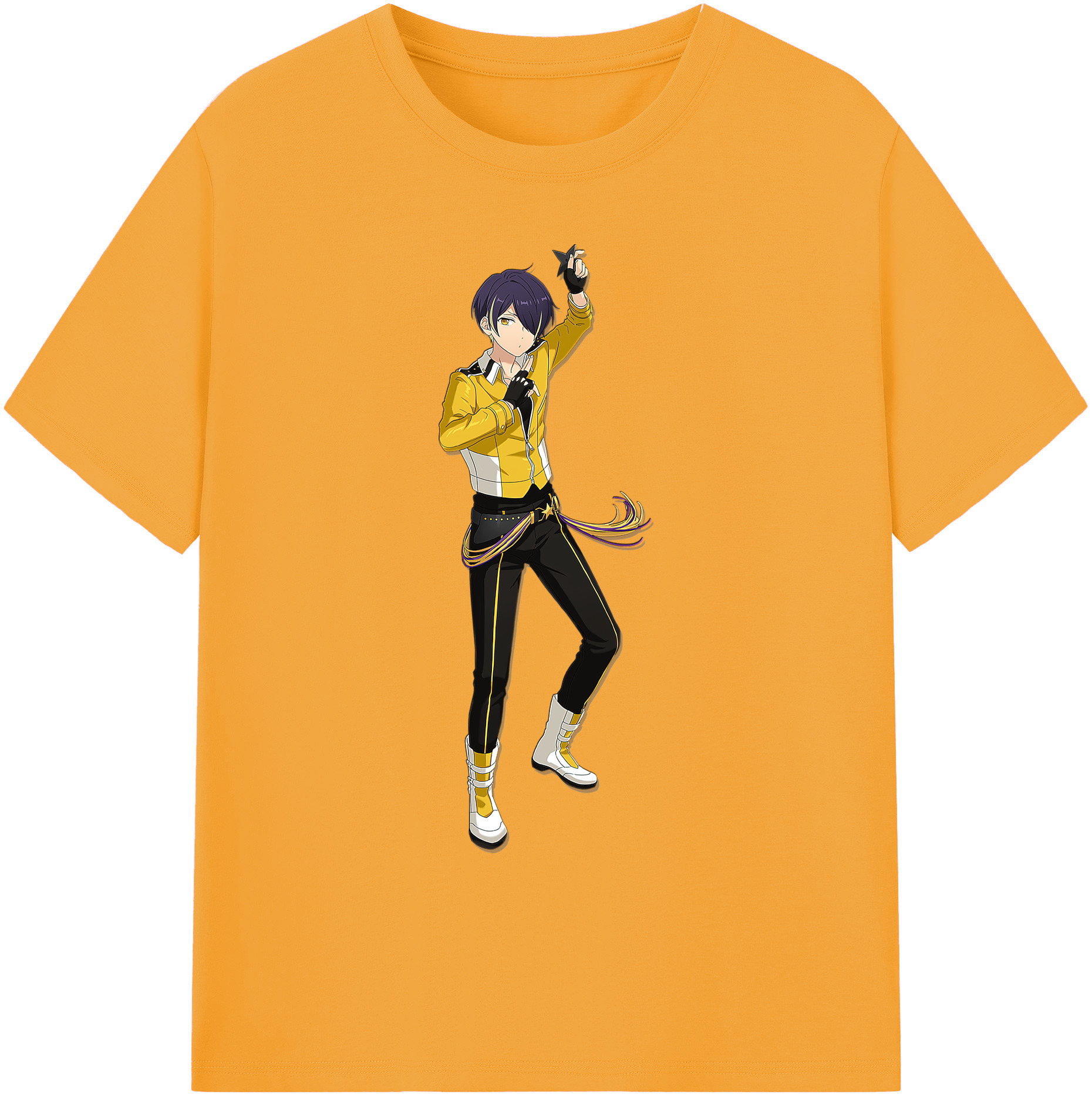 （画像用） あんさんぶるスターズ! Ensemble Stars 綿100％ メンズ半袖Tシャツ｜肌触りやわらか＆通気性