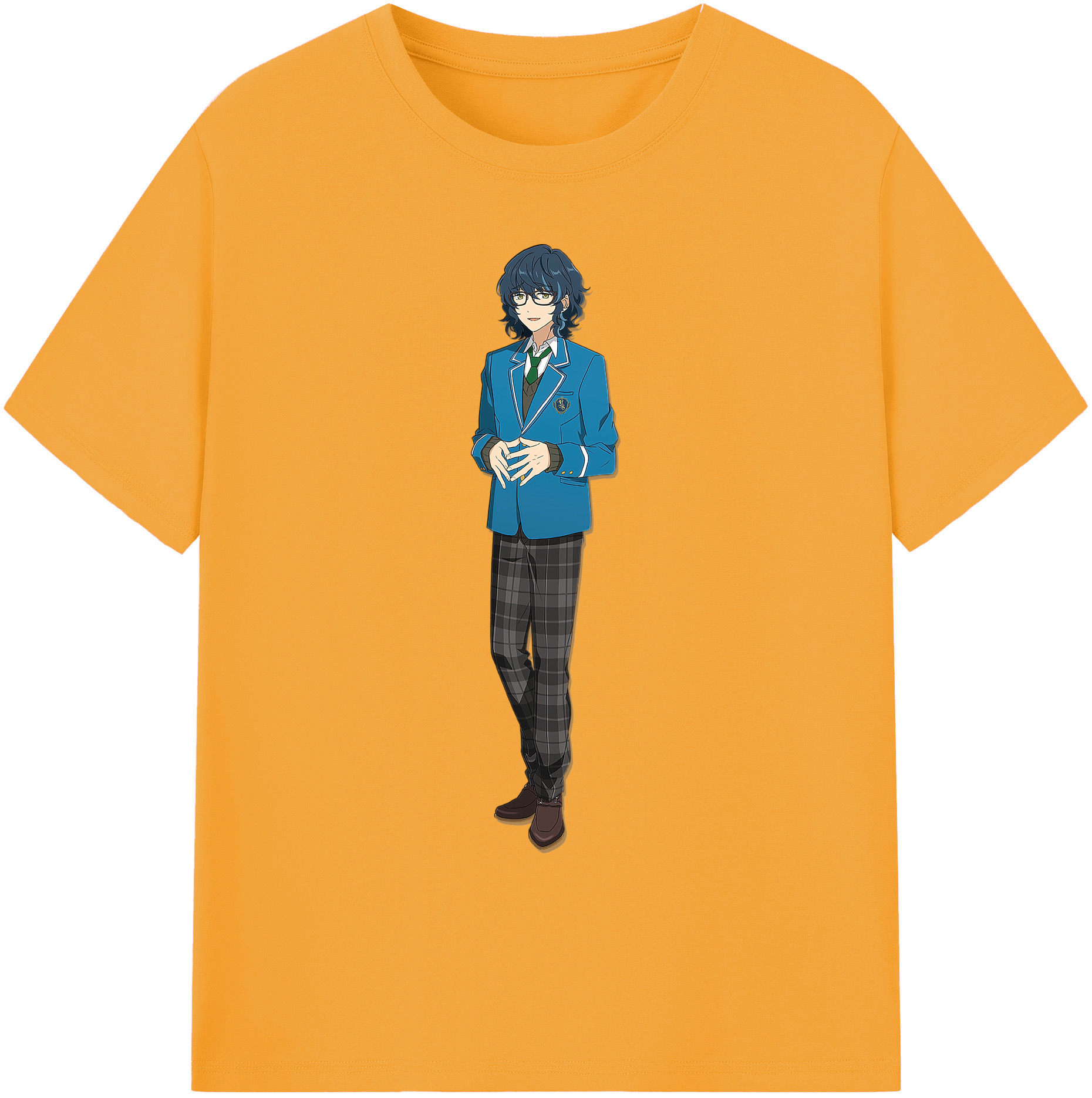 （画像用） あんさんぶるスターズ! Ensemble Stars 綿100％ メンズ半袖Tシャツ｜肌触りやわらか＆通気性