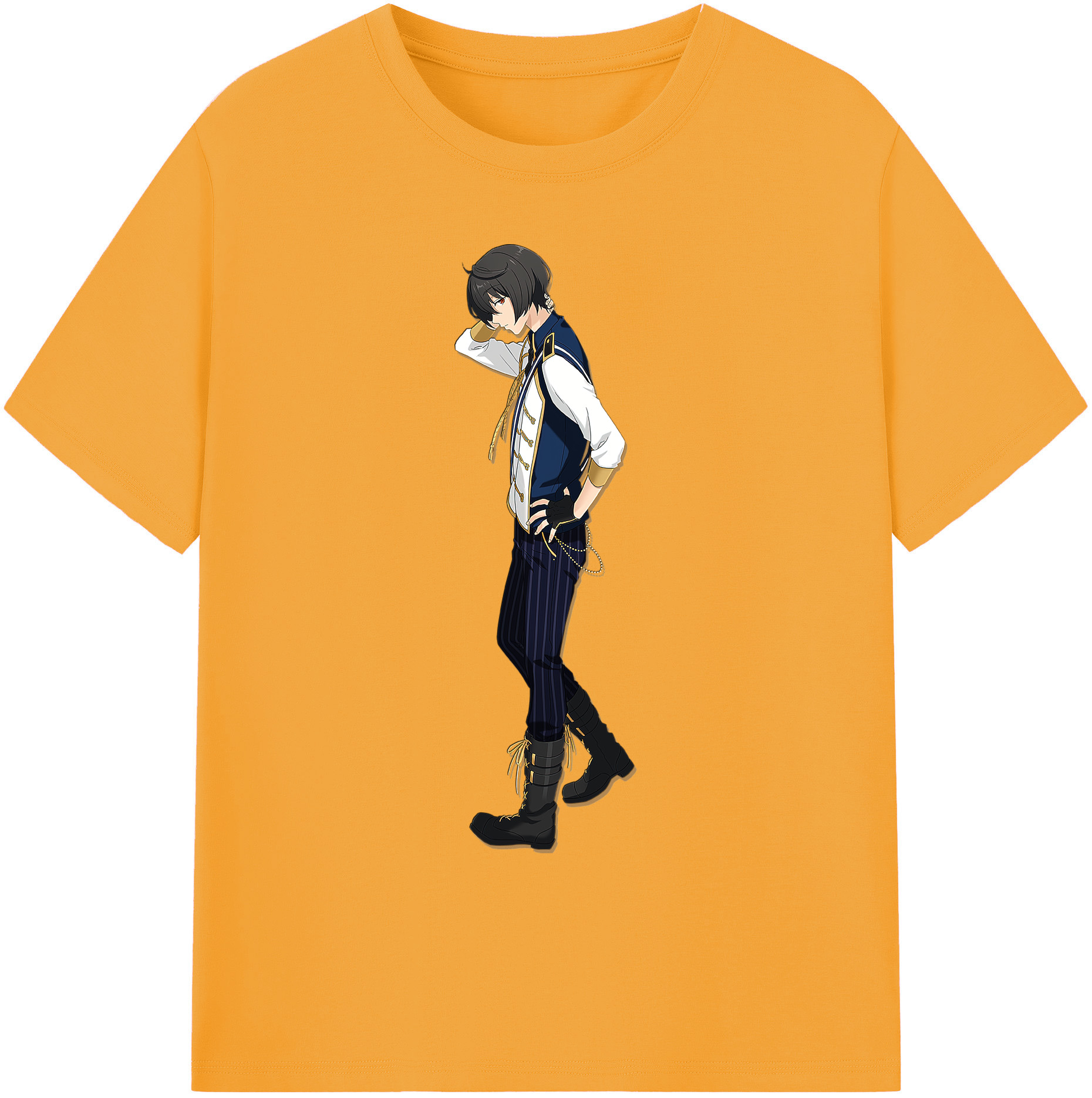 （画像用） あんさんぶるスターズ! Ensemble Stars 綿100％ メンズ半袖Tシャツ｜肌触りやわらか＆通気性