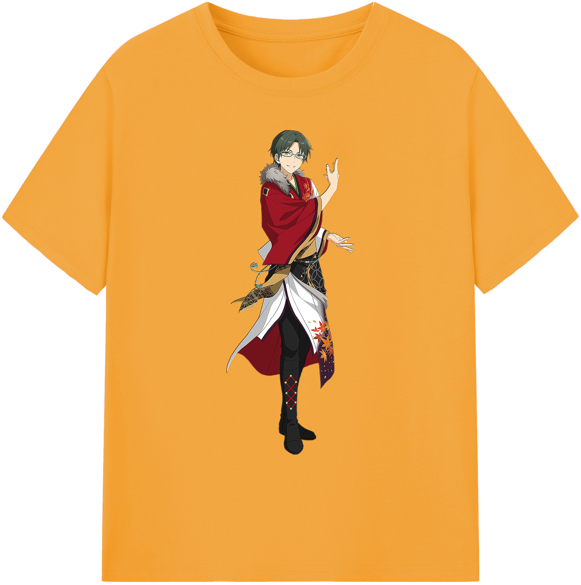 （画像用） あんさんぶるスターズ! Ensemble Stars 綿100％ メンズ半袖Tシャツ｜肌触りやわらか＆通気性