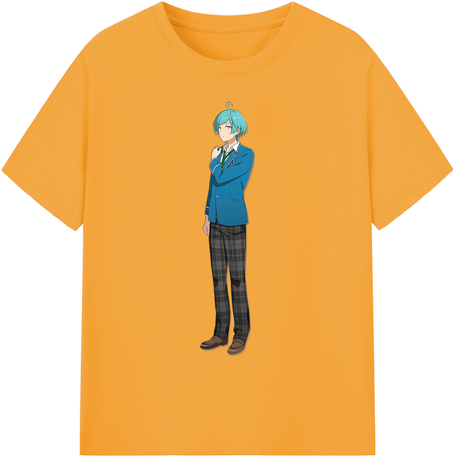 （画像用） あんさんぶるスターズ! Ensemble Stars 綿100％ メンズ半袖Tシャツ｜肌触りやわらか＆通気性
