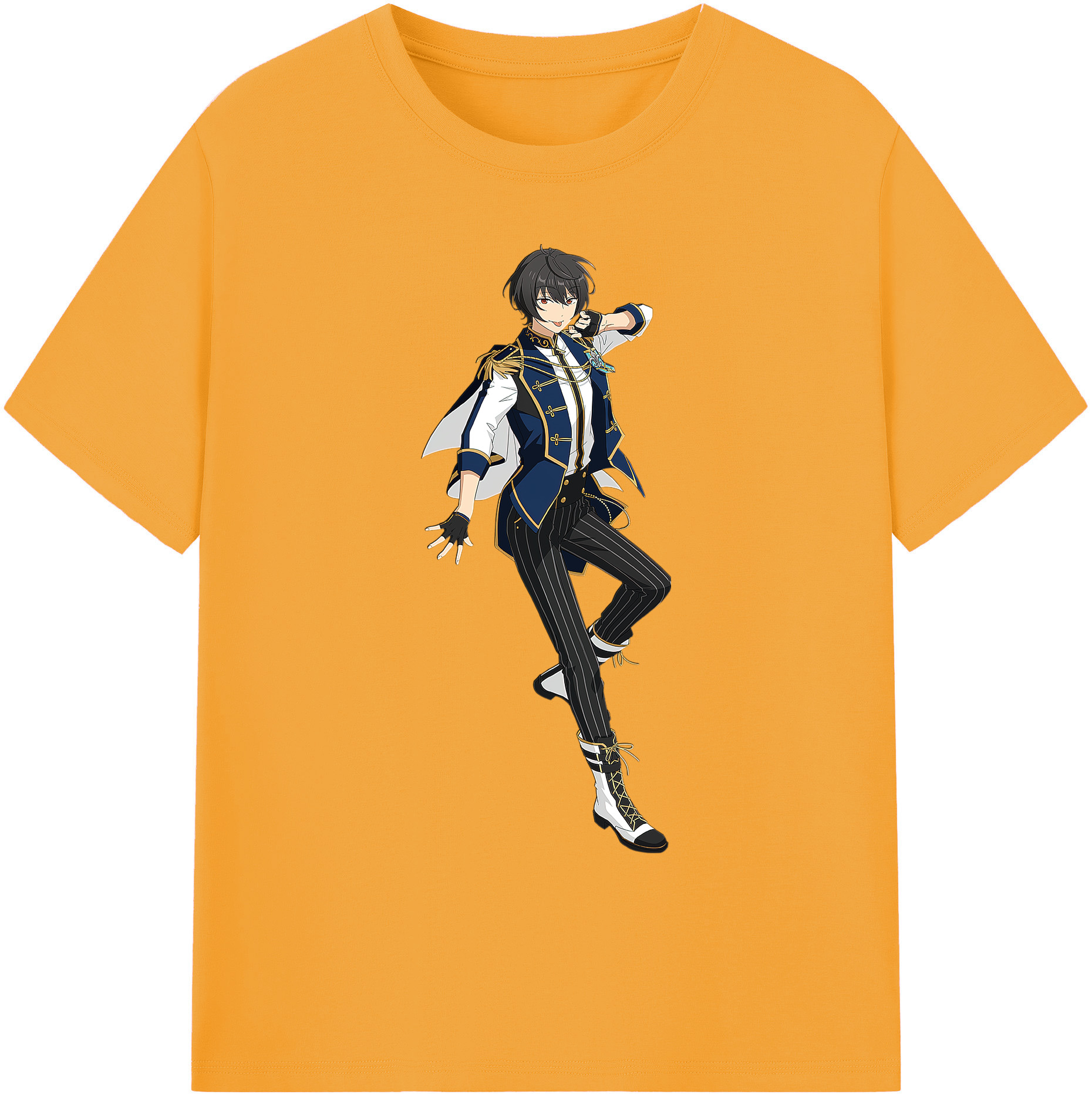 （画像用） あんさんぶるスターズ! Ensemble Stars 綿100％ メンズ半袖Tシャツ｜肌触りやわらか＆通気性