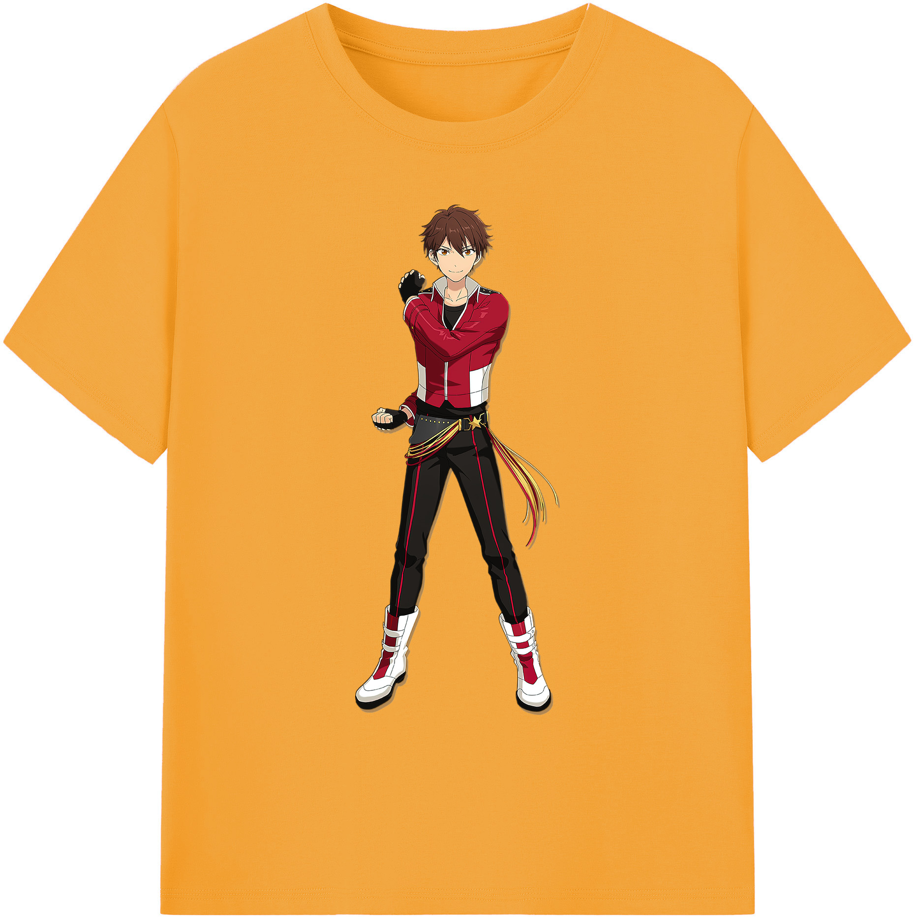 （画像用） あんさんぶるスターズ! Ensemble Stars 綿100％ メンズ半袖Tシャツ｜肌触りやわらか＆通気性