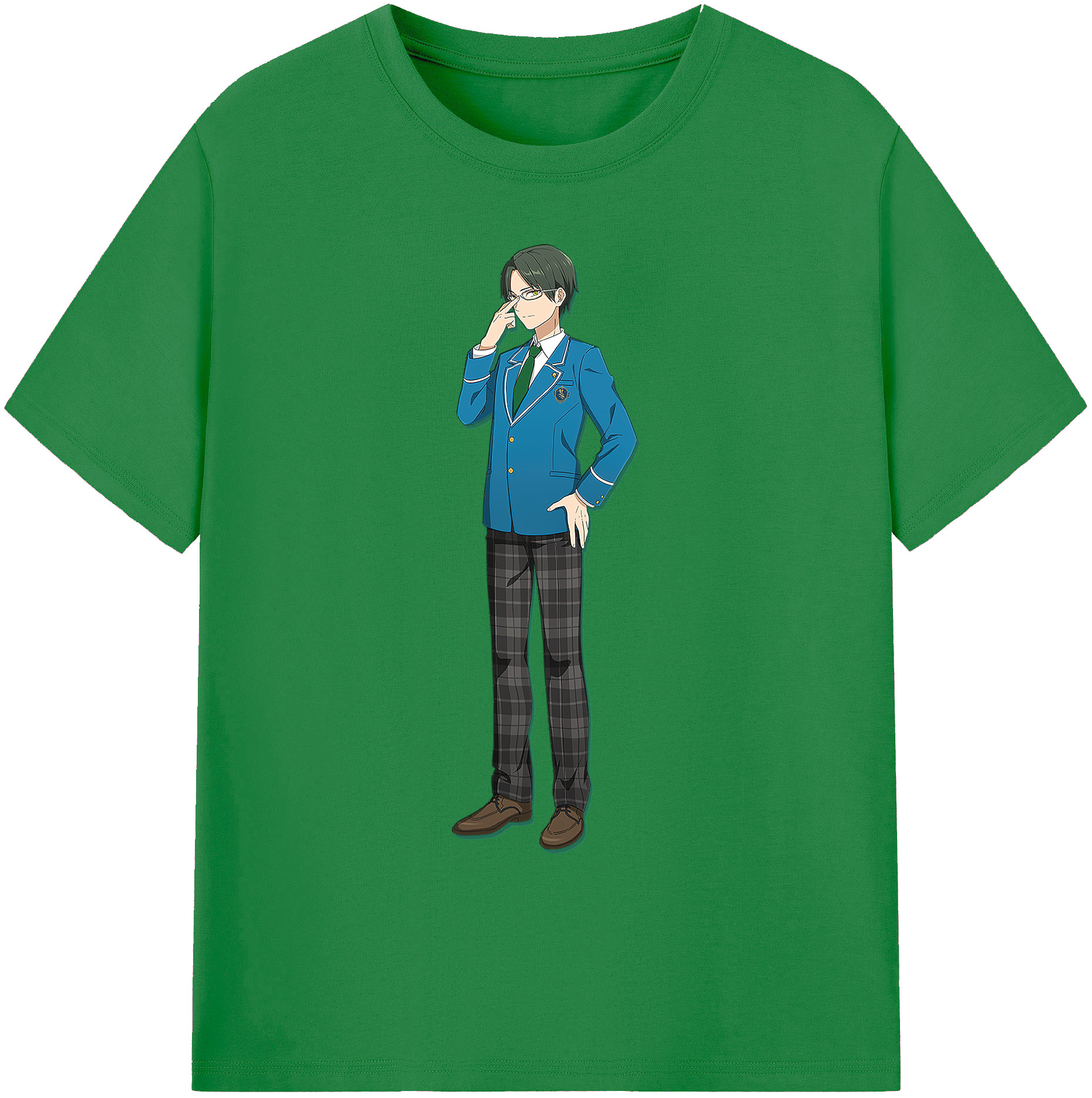 （画像用） あんさんぶるスターズ! Ensemble Stars 綿100％ メンズ半袖Tシャツ｜肌触りやわらか＆通気性