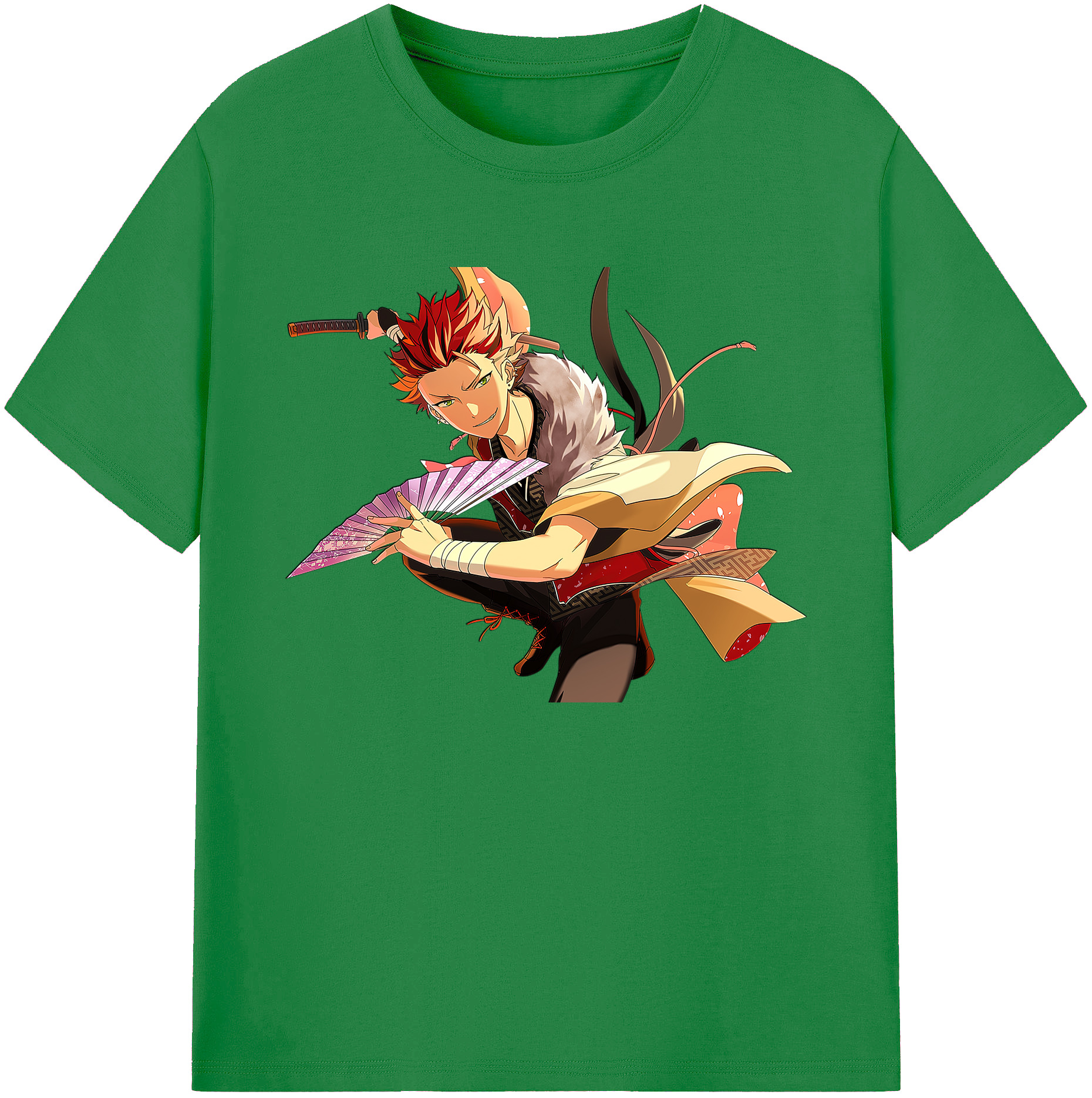 （画像用） あんさんぶるスターズ! Ensemble Stars 綿100％ メンズ半袖Tシャツ｜肌触りやわらか＆通気性