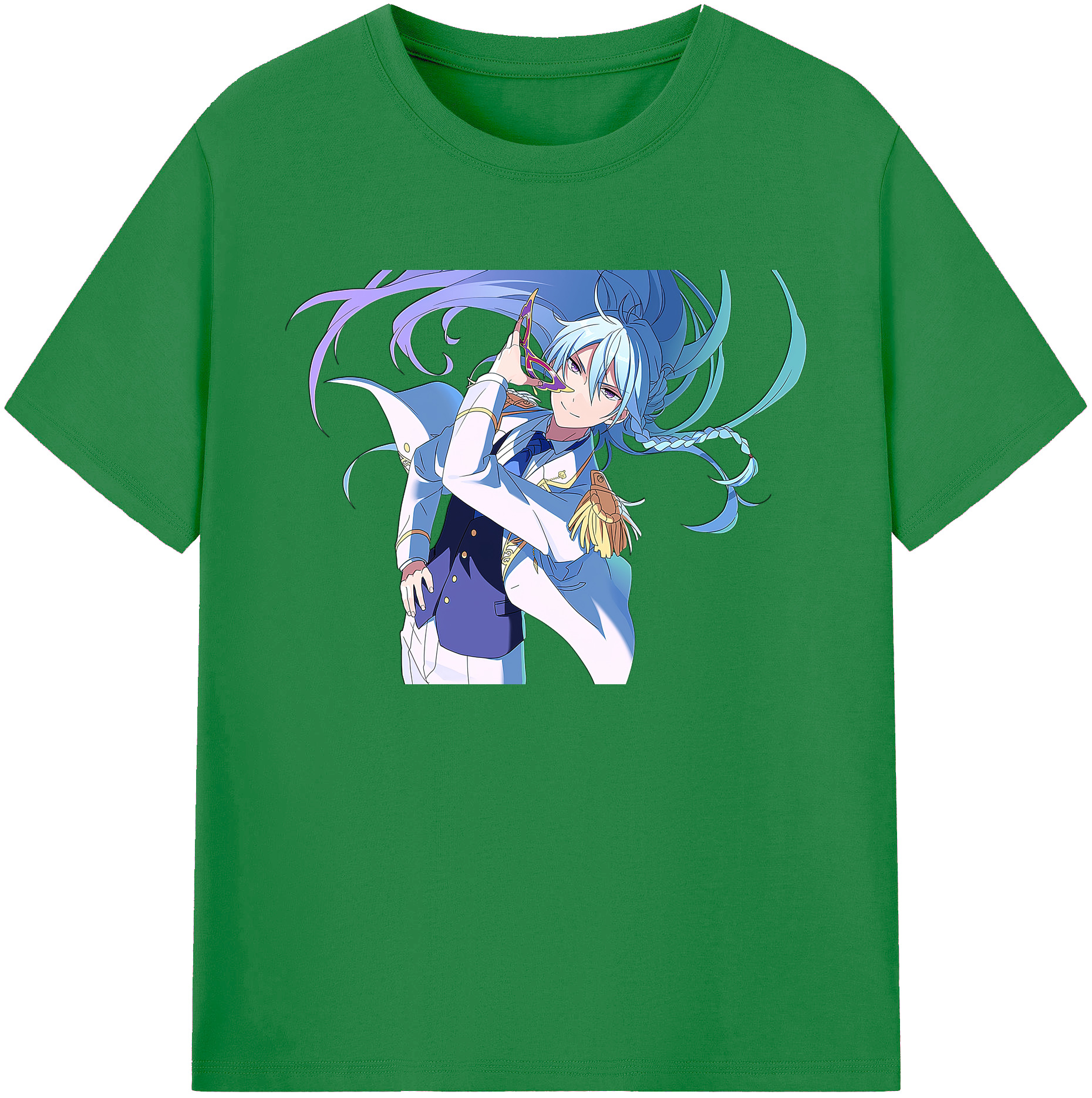 （画像用） あんさんぶるスターズ! Ensemble Stars 綿100％ メンズ半袖Tシャツ｜肌触りやわらか＆通気性