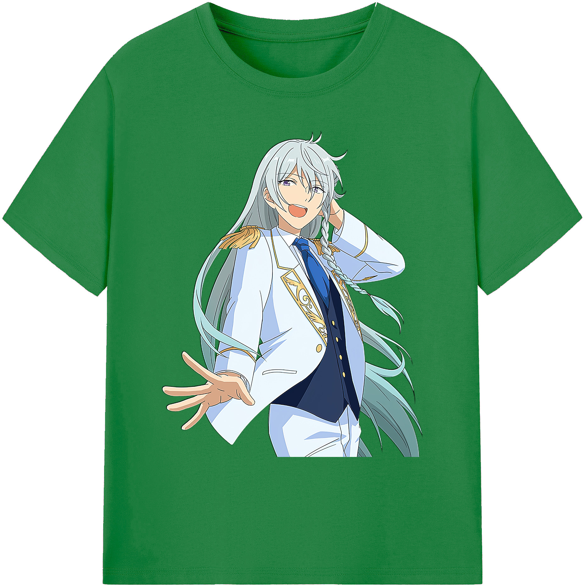 （画像用） あんさんぶるスターズ! Ensemble Stars 綿100％ メンズ半袖Tシャツ｜肌触りやわらか＆通気性