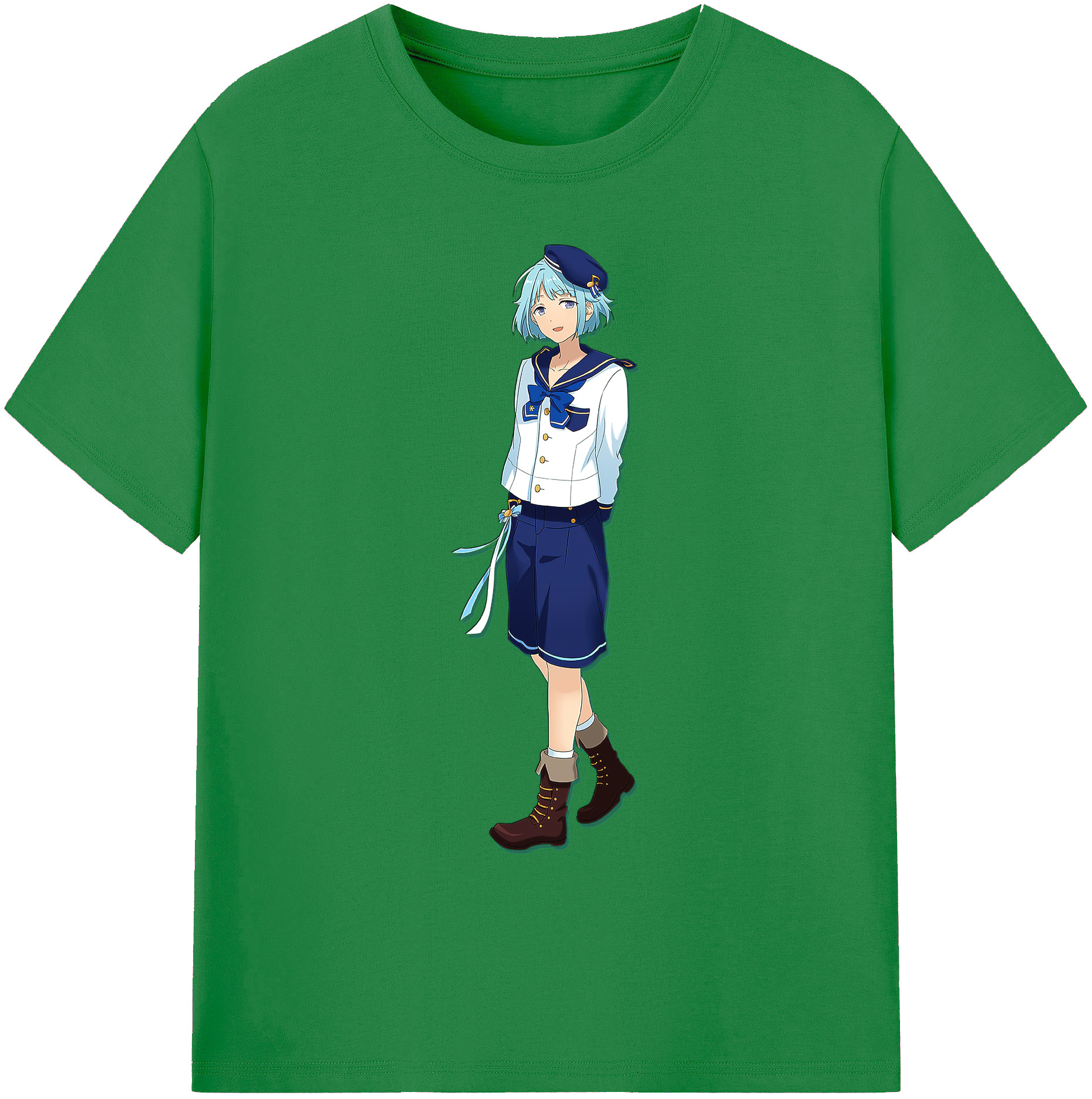 （画像用） あんさんぶるスターズ! Ensemble Stars 綿100％ メンズ半袖Tシャツ｜肌触りやわらか＆通気性
