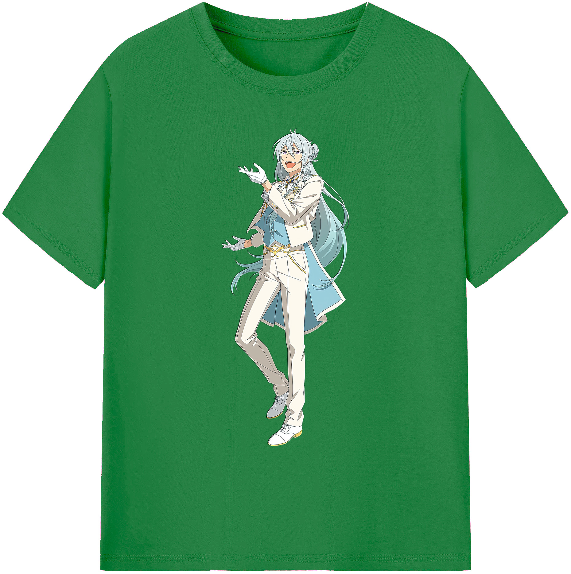 （画像用） あんさんぶるスターズ! Ensemble Stars 綿100％ メンズ半袖Tシャツ｜肌触りやわらか＆通気性