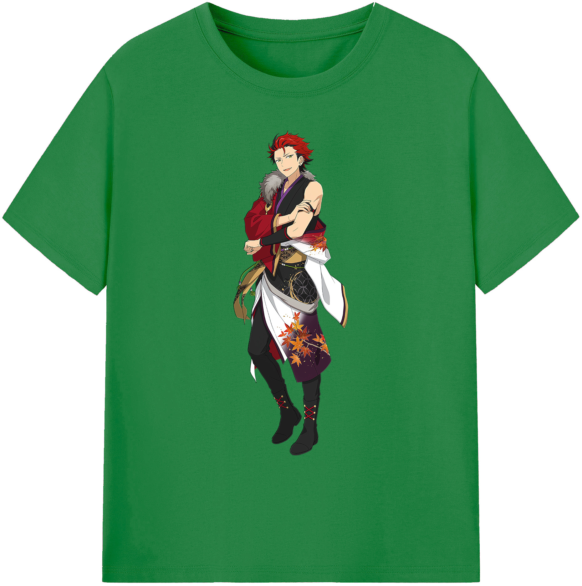 （画像用） あんさんぶるスターズ! Ensemble Stars 綿100％ メンズ半袖Tシャツ｜肌触りやわらか＆通気性
