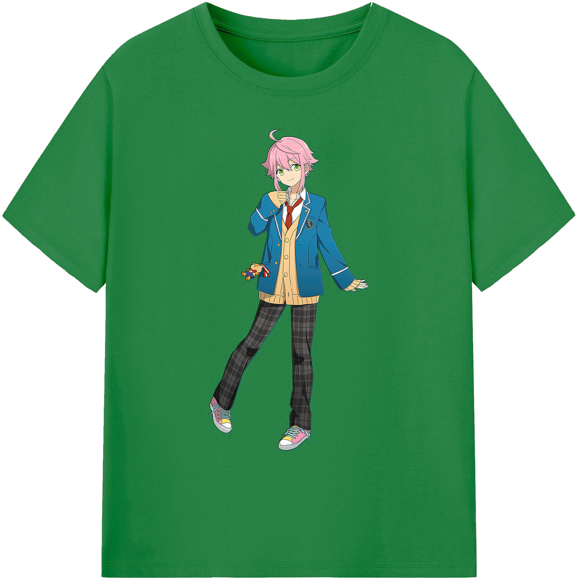 （画像用） あんさんぶるスターズ! Ensemble Stars 綿100％ メンズ半袖Tシャツ｜肌触りやわらか＆通気性