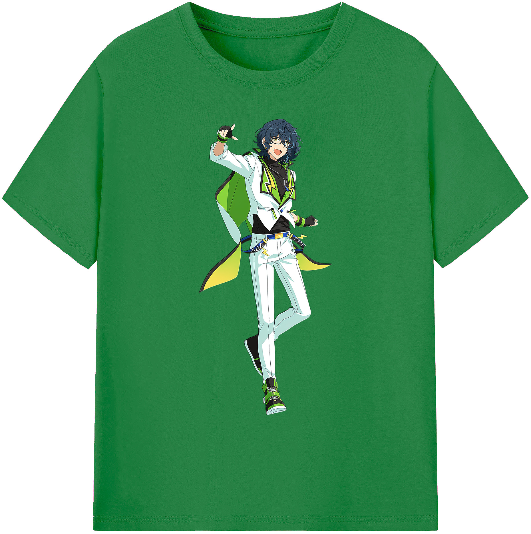（画像用） あんさんぶるスターズ! Ensemble Stars 綿100％ メンズ半袖Tシャツ｜肌触りやわらか＆通気性
