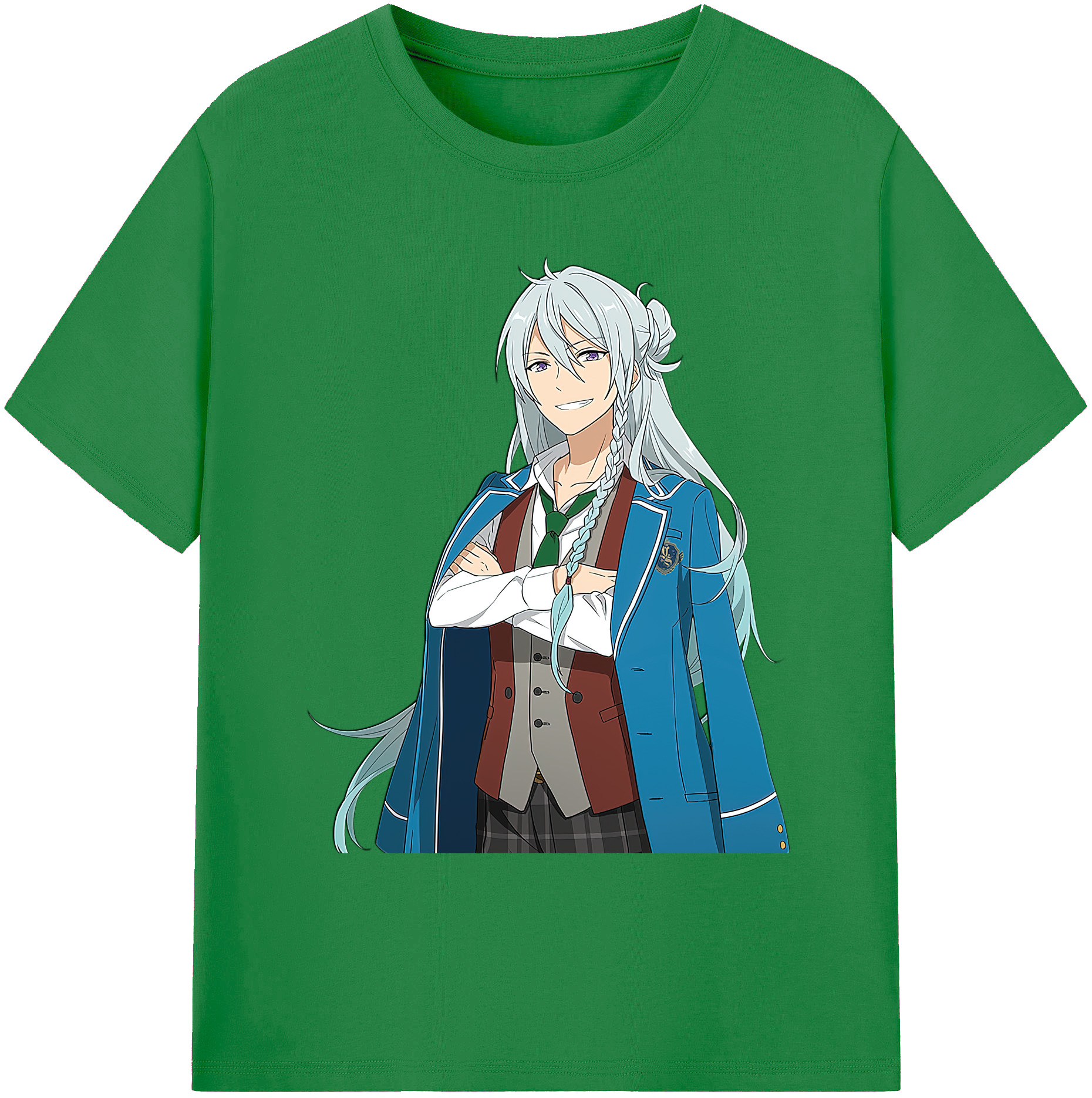 （画像用） あんさんぶるスターズ! Ensemble Stars 綿100％ メンズ半袖Tシャツ｜肌触りやわらか＆通気性