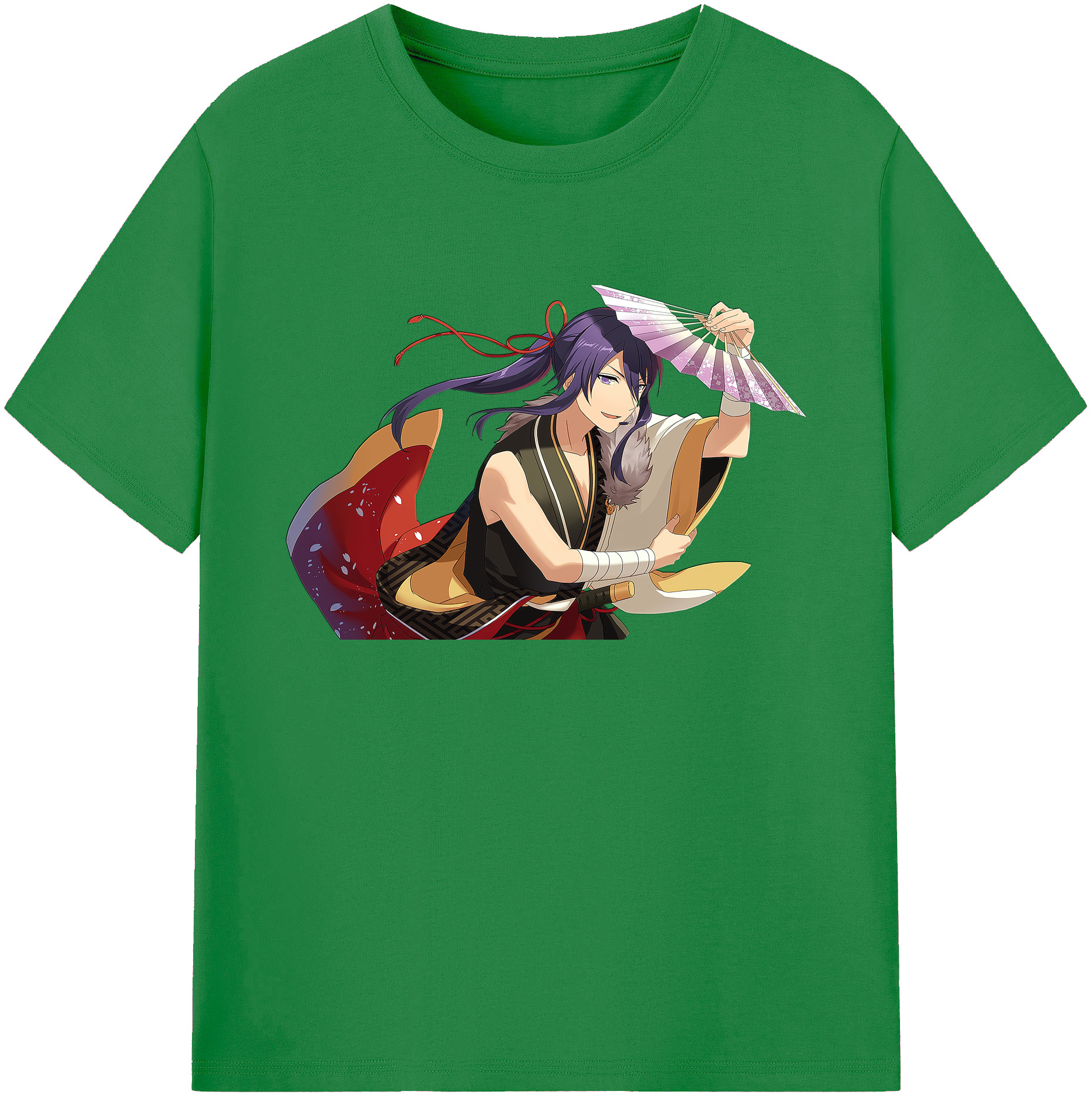 （画像用） あんさんぶるスターズ! Ensemble Stars 綿100％ メンズ半袖Tシャツ｜肌触りやわらか＆通気性