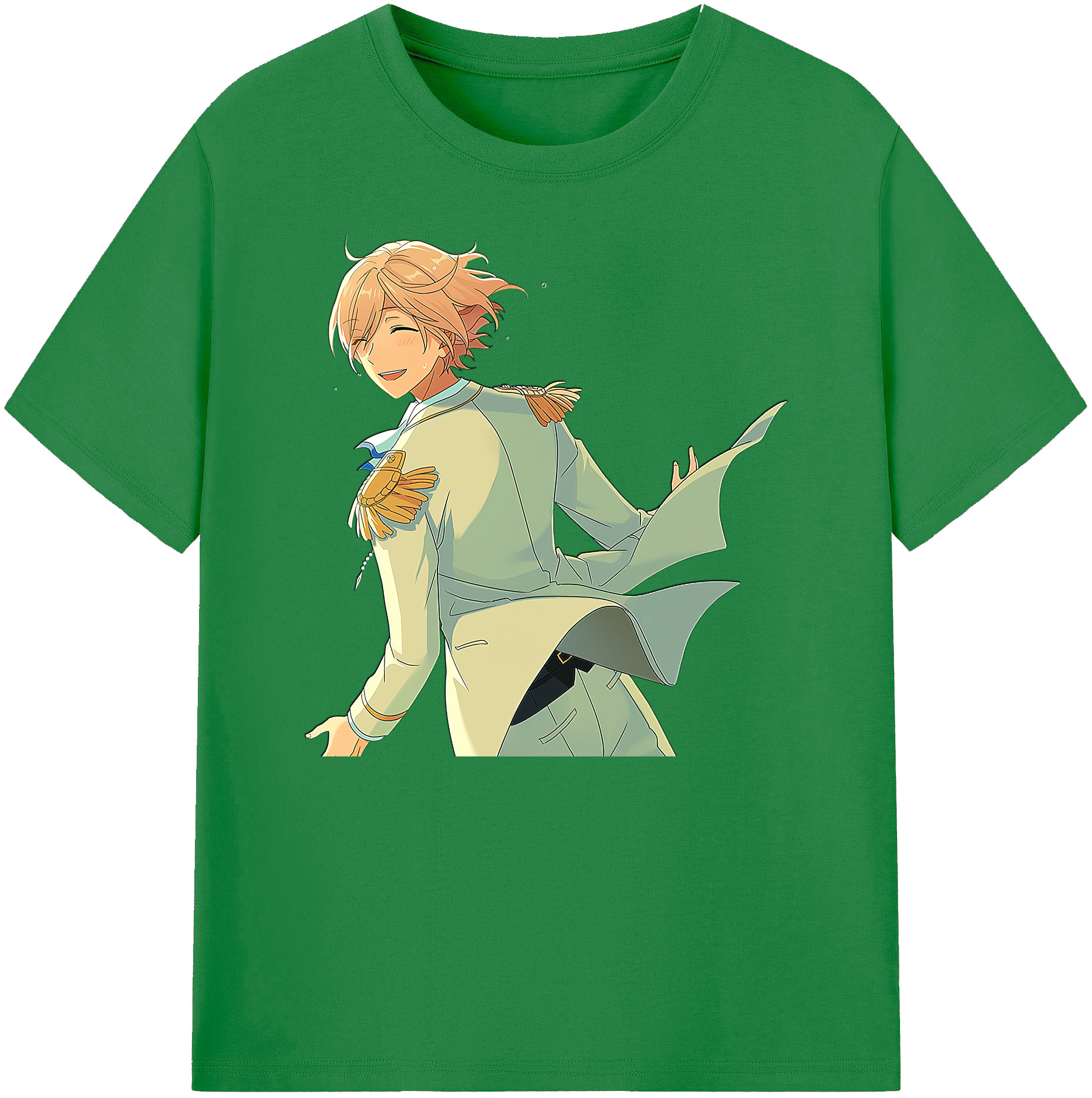 （画像用） あんさんぶるスターズ! Ensemble Stars 綿100％ メンズ半袖Tシャツ｜肌触りやわらか＆通気性