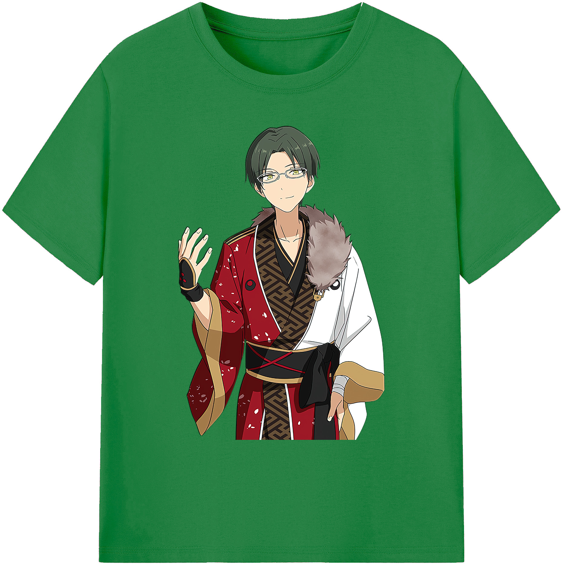 （画像用） あんさんぶるスターズ! Ensemble Stars 綿100％ メンズ半袖Tシャツ｜肌触りやわらか＆通気性