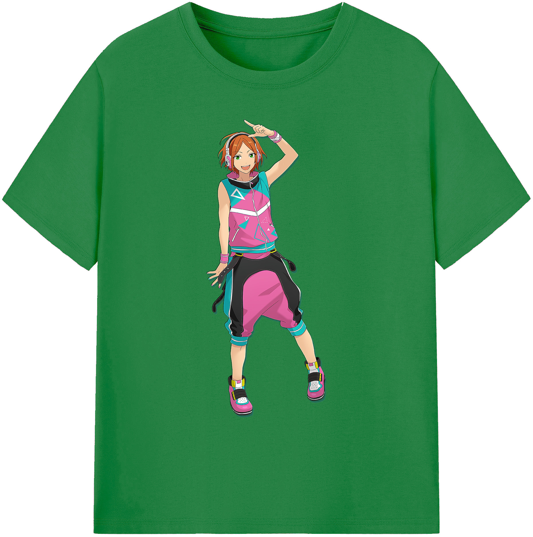 （画像用） あんさんぶるスターズ! Ensemble Stars 綿100％ メンズ半袖Tシャツ｜肌触りやわらか＆通気性