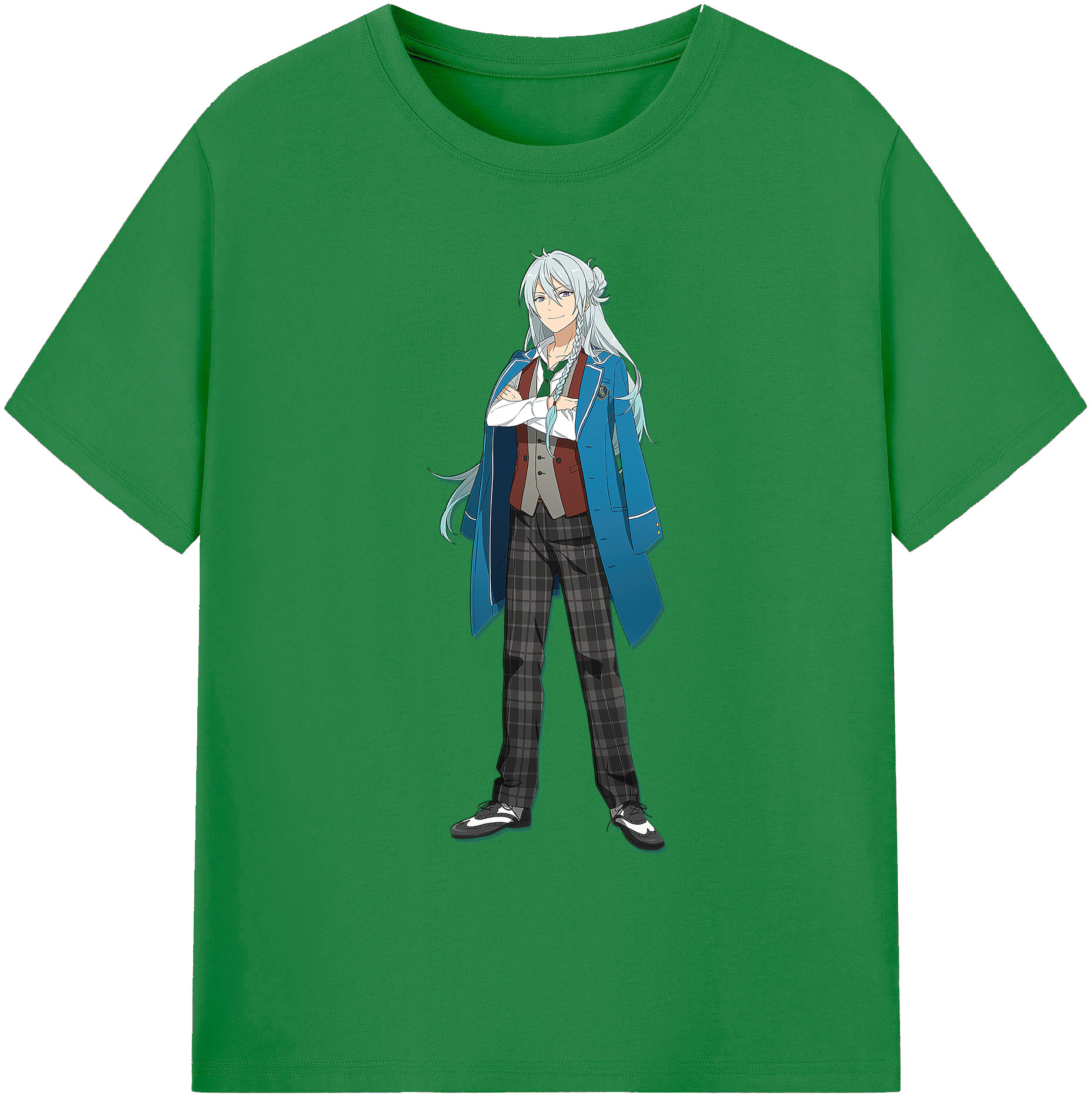 （画像用） あんさんぶるスターズ! Ensemble Stars 綿100％ メンズ半袖Tシャツ｜肌触りやわらか＆通気性