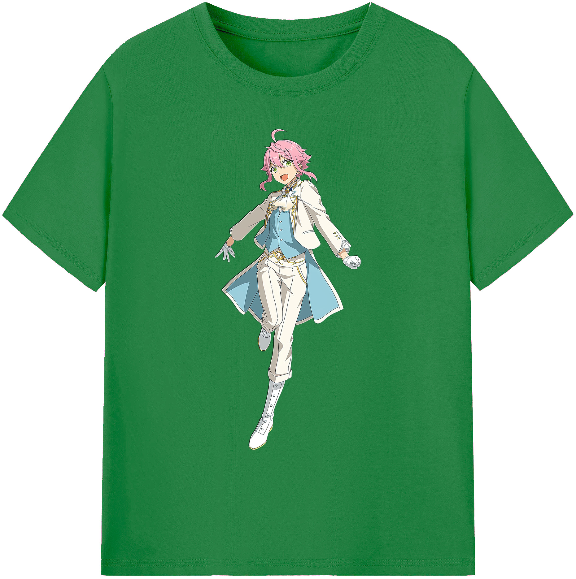 （画像用） あんさんぶるスターズ! Ensemble Stars 綿100％ メンズ半袖Tシャツ｜肌触りやわらか＆通気性