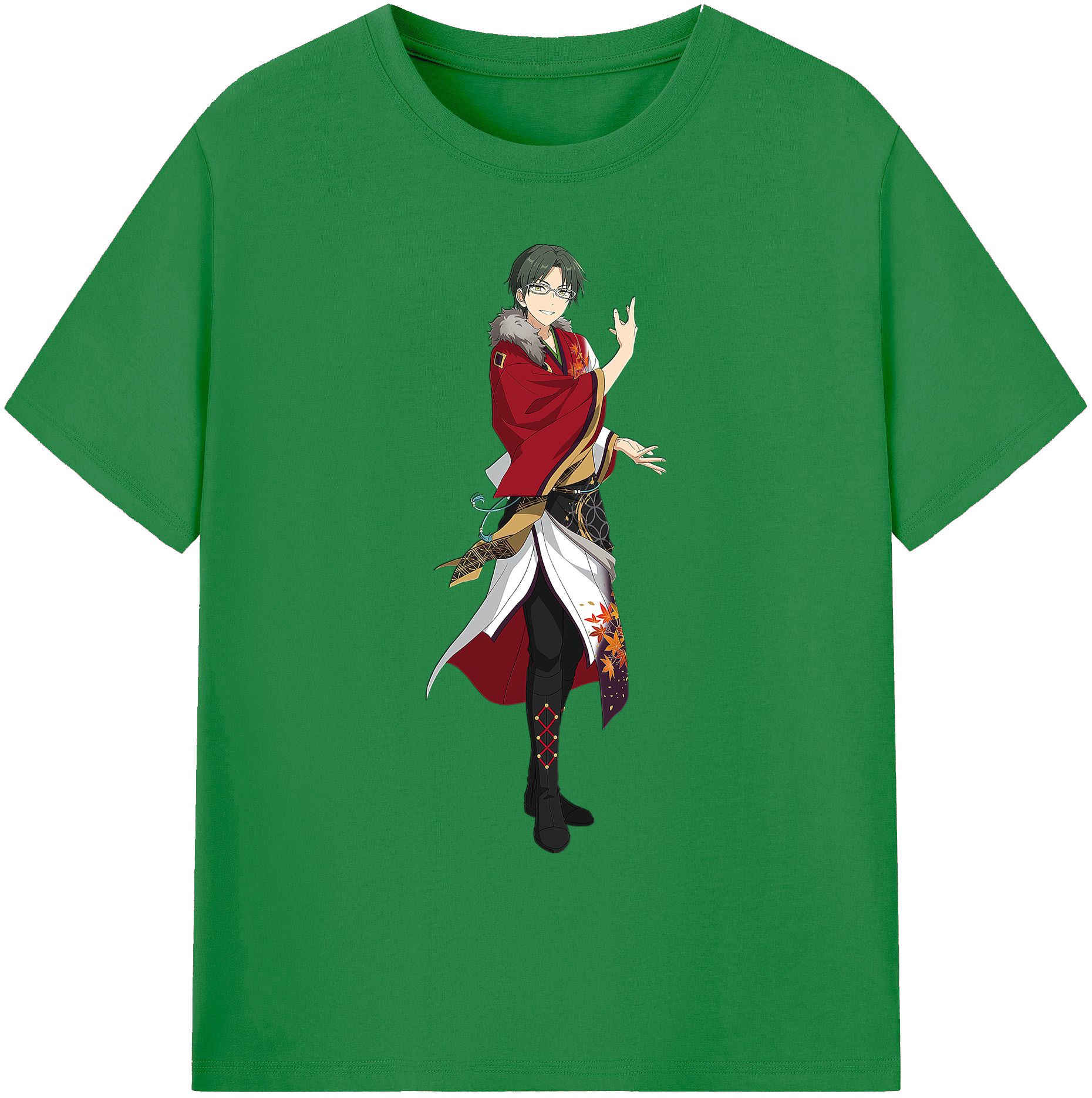 （画像用） あんさんぶるスターズ! Ensemble Stars 綿100％ メンズ半袖Tシャツ｜肌触りやわらか＆通気性