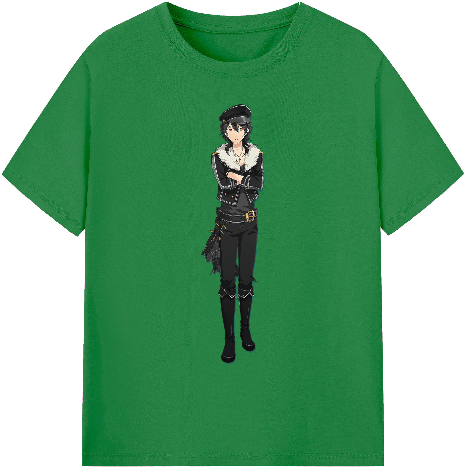 （画像用） あんさんぶるスターズ! Ensemble Stars 綿100％ メンズ半袖Tシャツ｜肌触りやわらか＆通気性