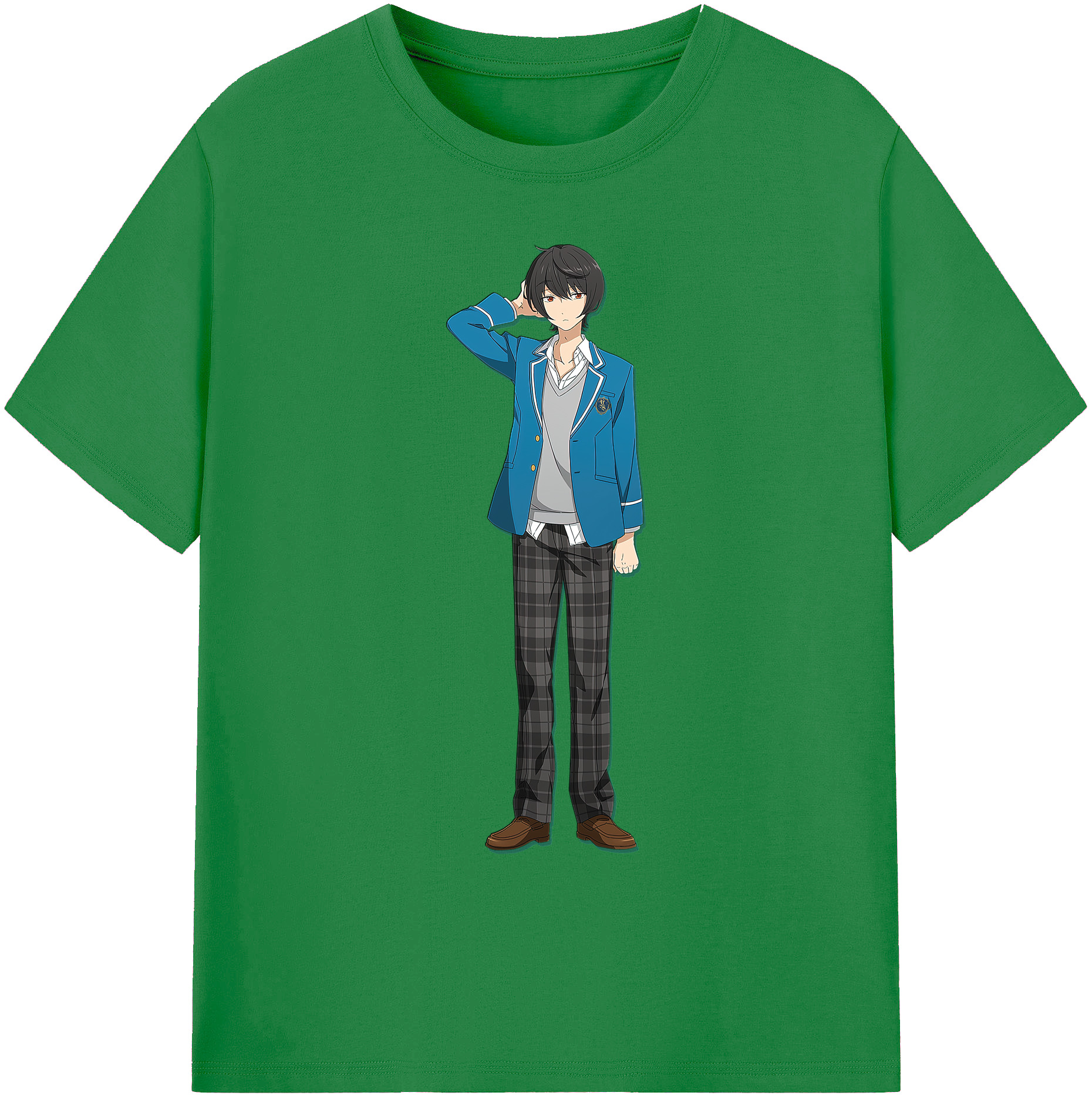 （画像用） あんさんぶるスターズ! Ensemble Stars 綿100％ メンズ半袖Tシャツ｜肌触りやわらか＆通気性