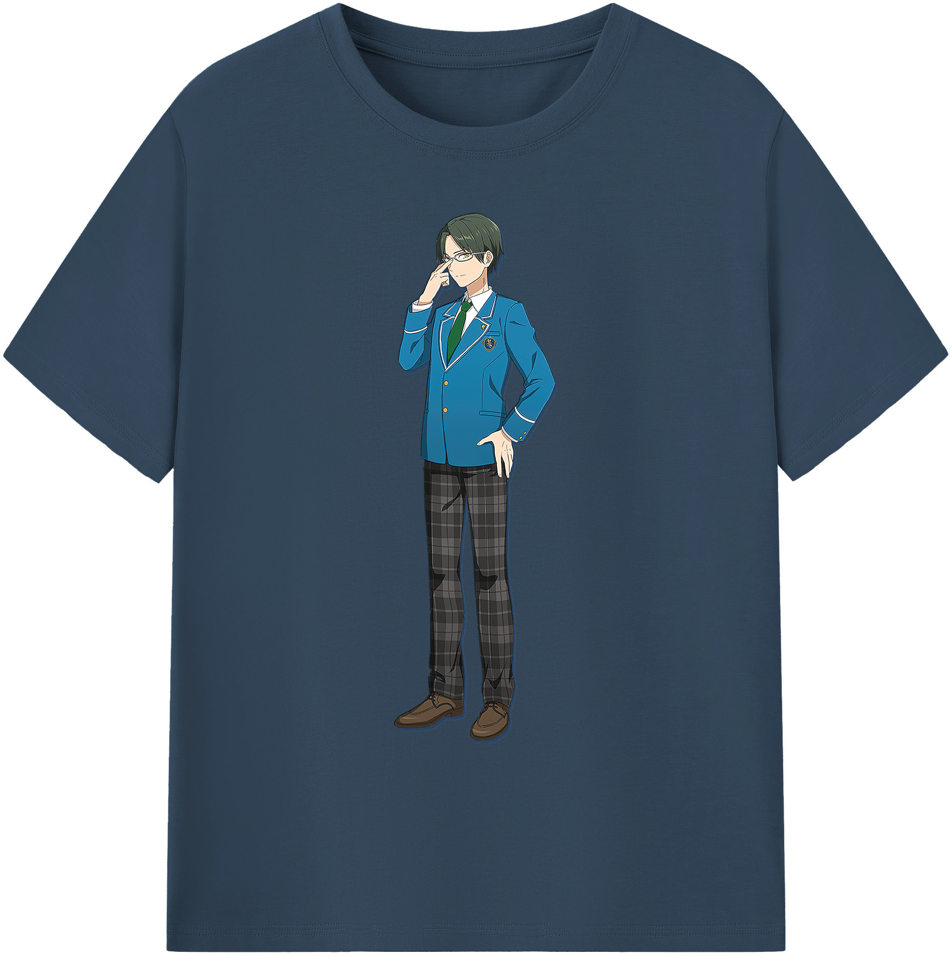 （画像用） あんさんぶるスターズ! Ensemble Stars 綿100％ メンズ半袖Tシャツ｜肌触りやわらか＆通気性