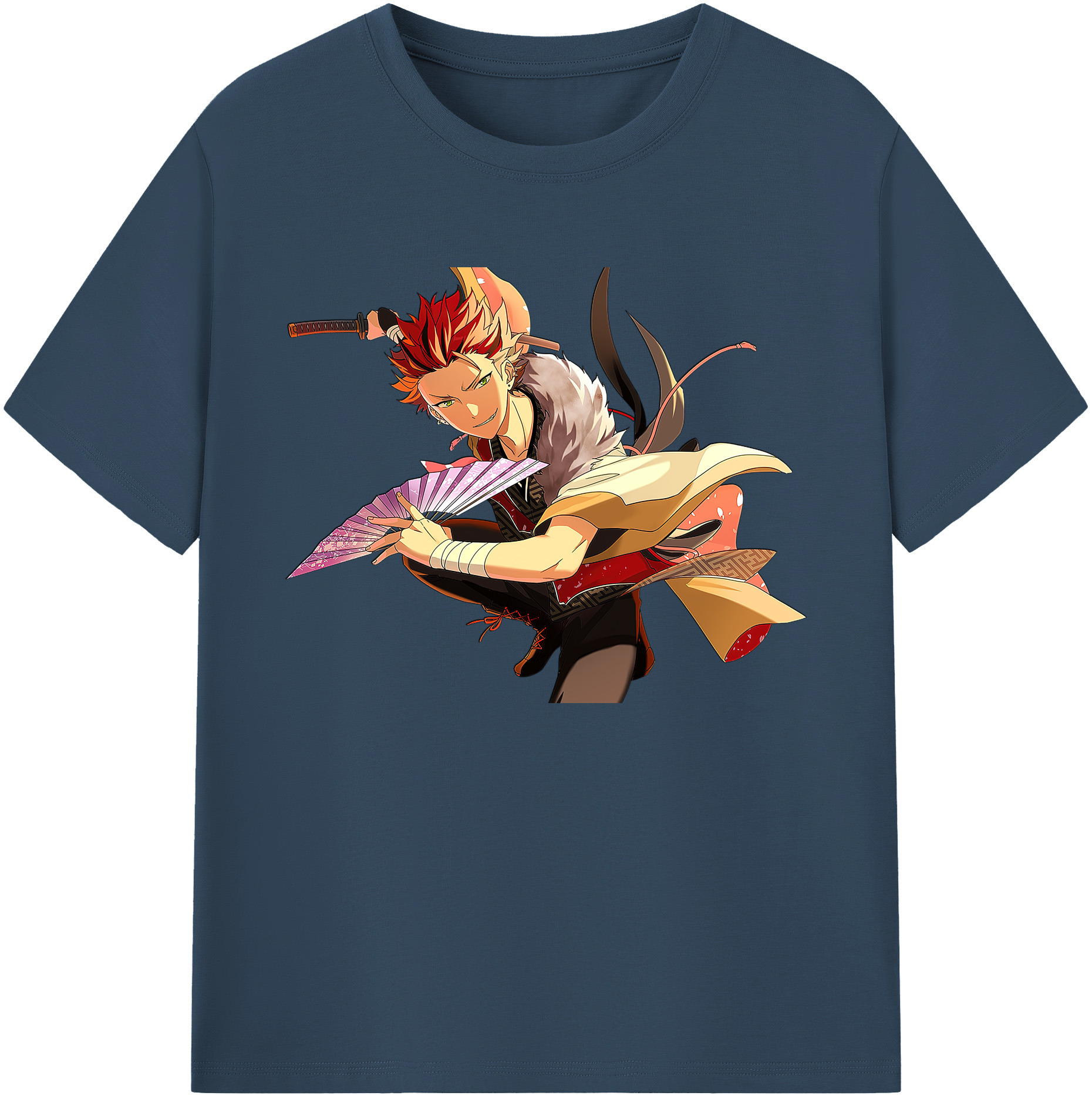 （画像用） あんさんぶるスターズ! Ensemble Stars 綿100％ メンズ半袖Tシャツ｜肌触りやわらか＆通気性
