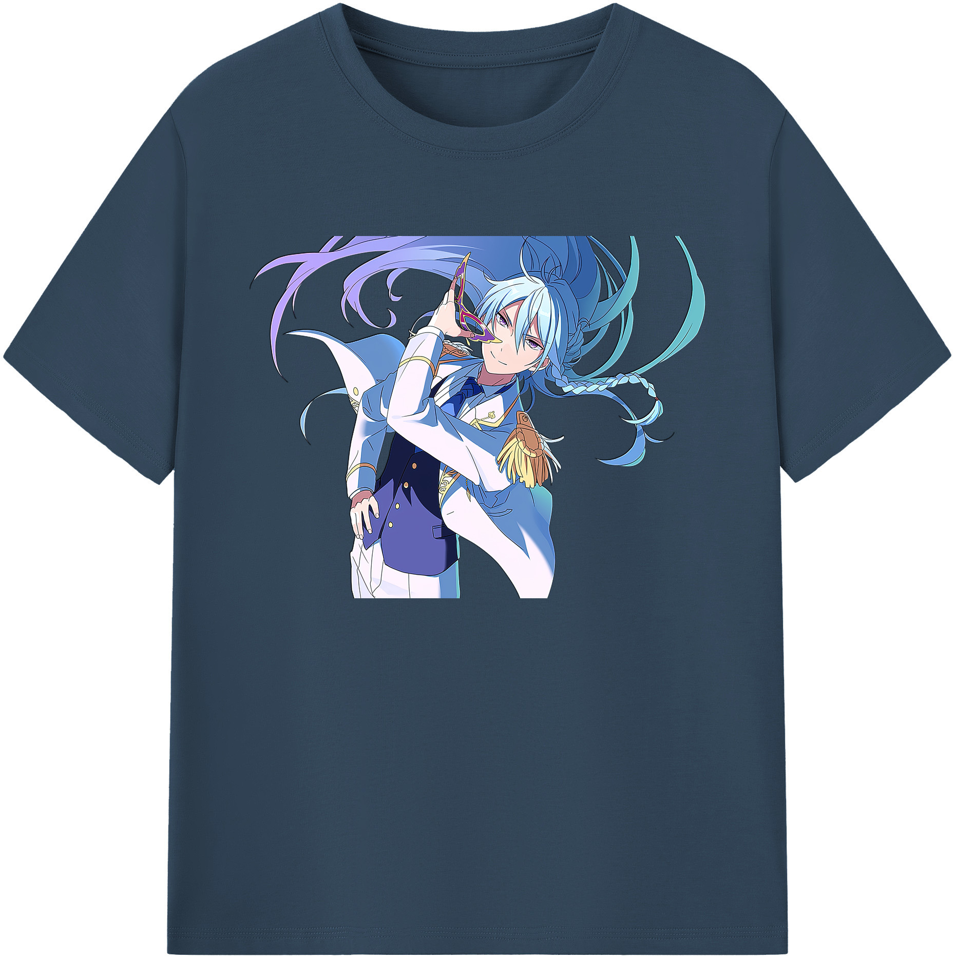 （画像用） あんさんぶるスターズ! Ensemble Stars 綿100％ メンズ半袖Tシャツ｜肌触りやわらか＆通気性