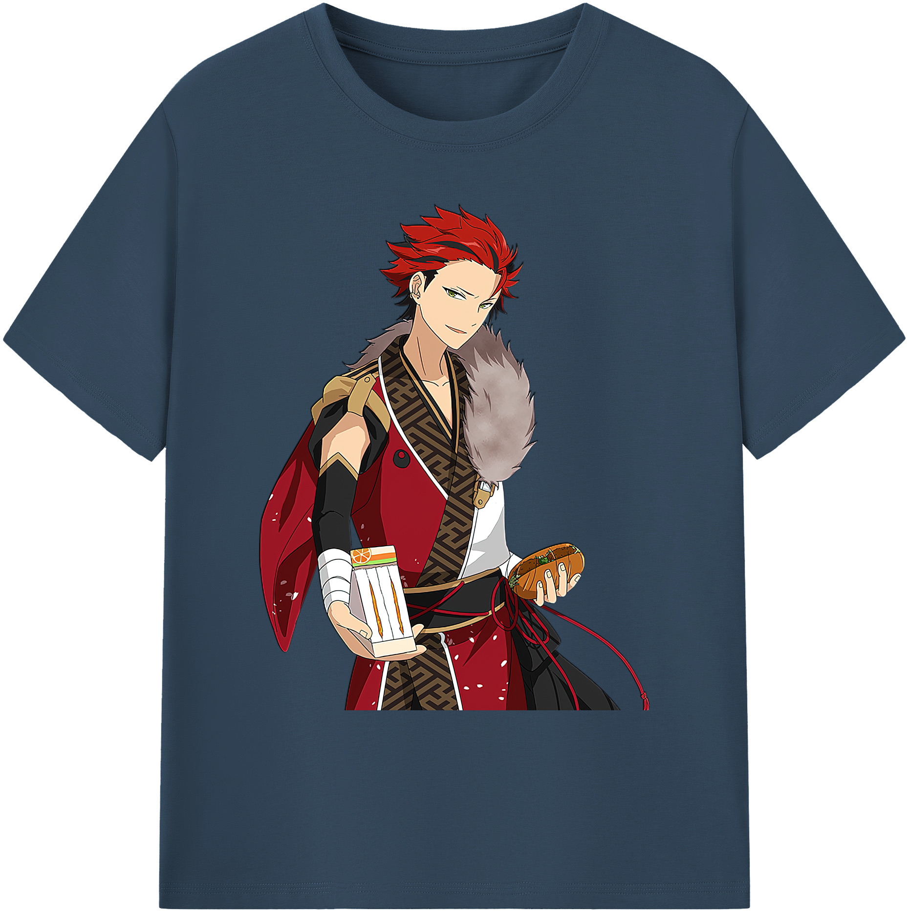 （画像用） あんさんぶるスターズ! Ensemble Stars 綿100％ メンズ半袖Tシャツ｜肌触りやわらか＆通気性