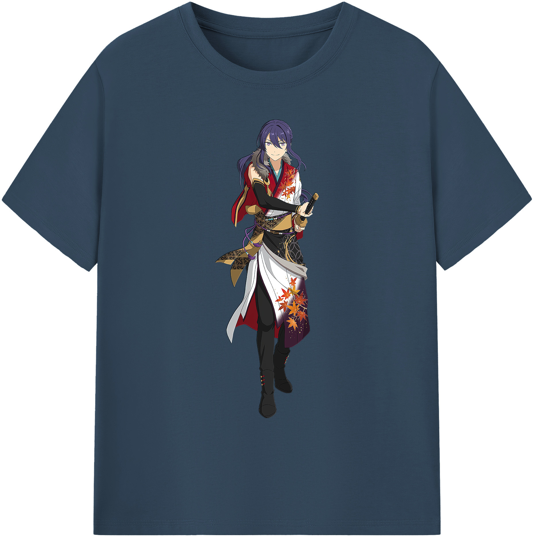 （画像用） あんさんぶるスターズ! Ensemble Stars 綿100％ メンズ半袖Tシャツ｜肌触りやわらか＆通気性