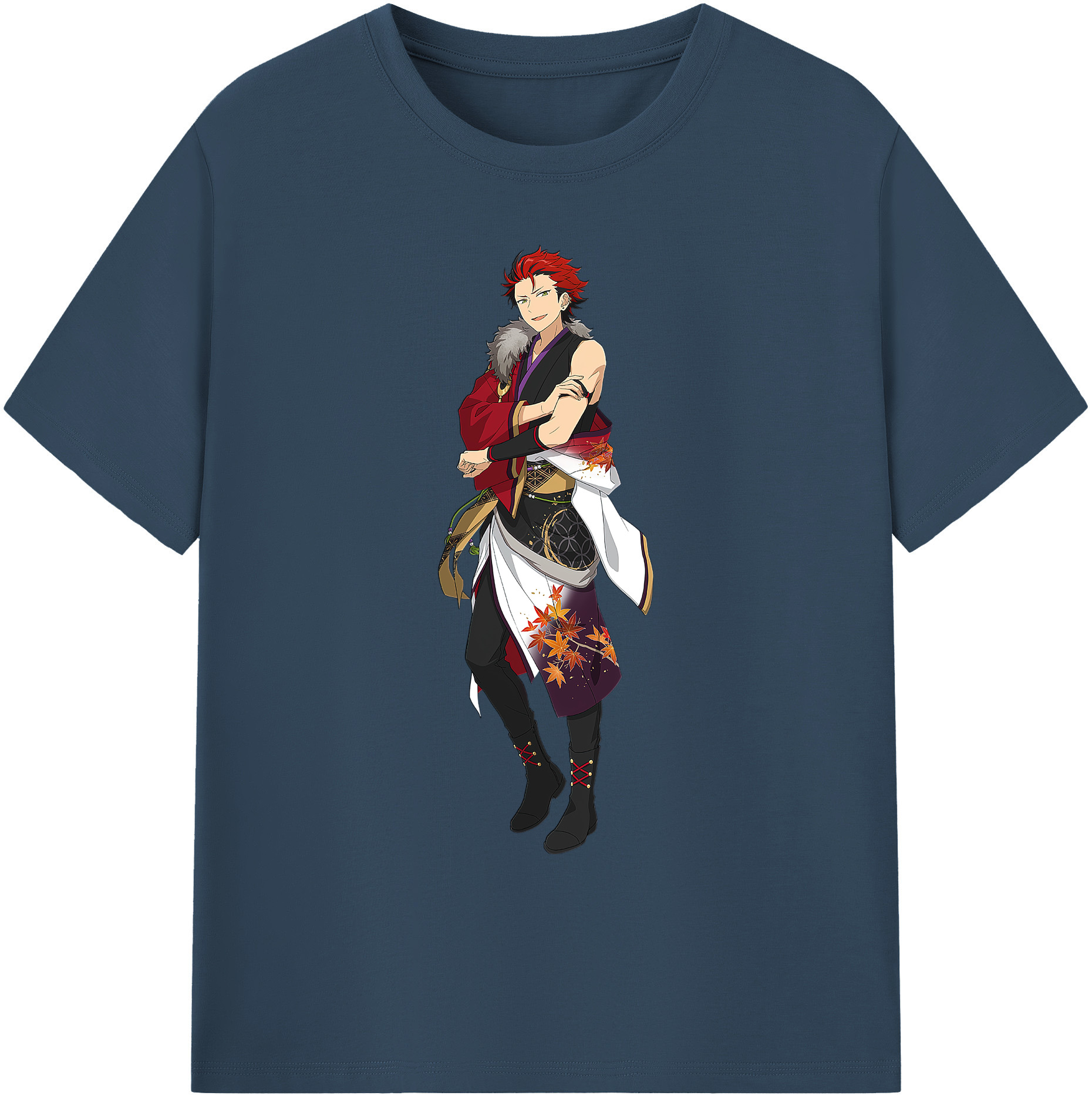 （画像用） あんさんぶるスターズ! Ensemble Stars 綿100％ メンズ半袖Tシャツ｜肌触りやわらか＆通気性