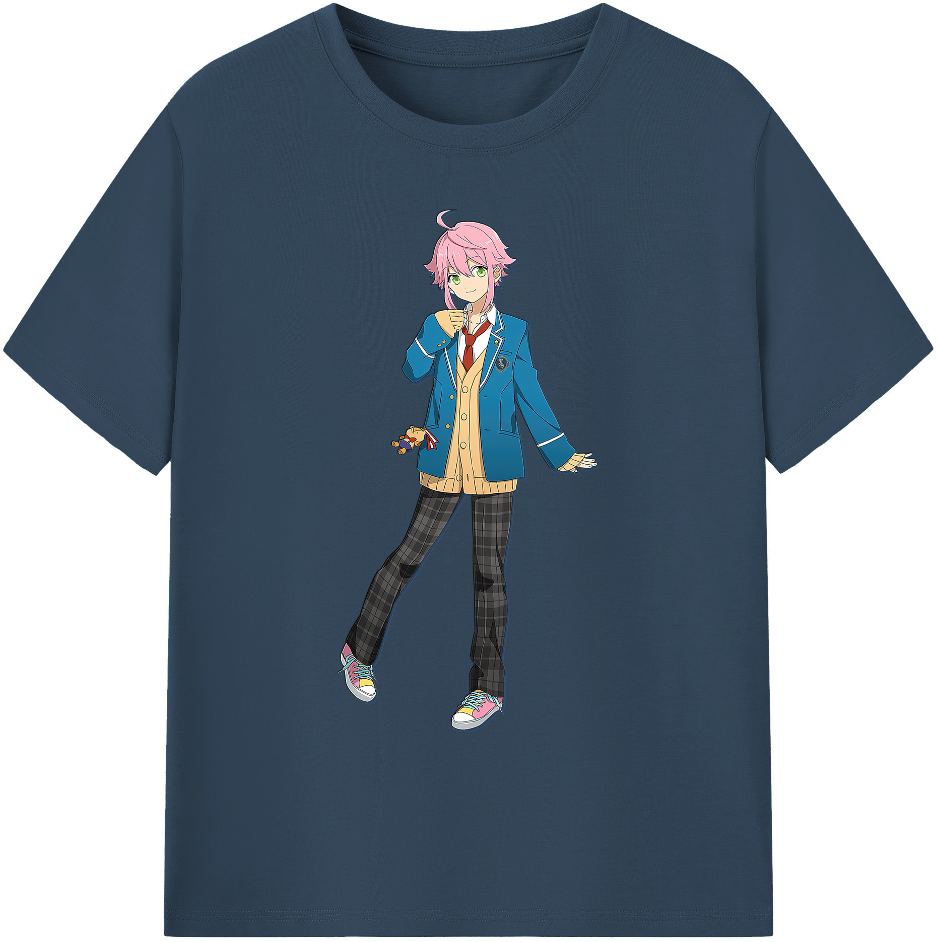 （画像用） あんさんぶるスターズ! Ensemble Stars 綿100％ メンズ半袖Tシャツ｜肌触りやわらか＆通気性