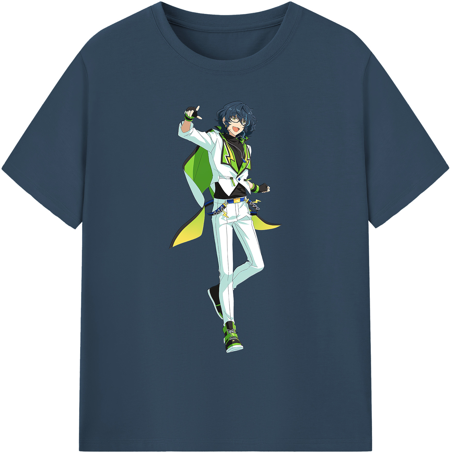 （画像用） あんさんぶるスターズ! Ensemble Stars 綿100％ メンズ半袖Tシャツ｜肌触りやわらか＆通気性